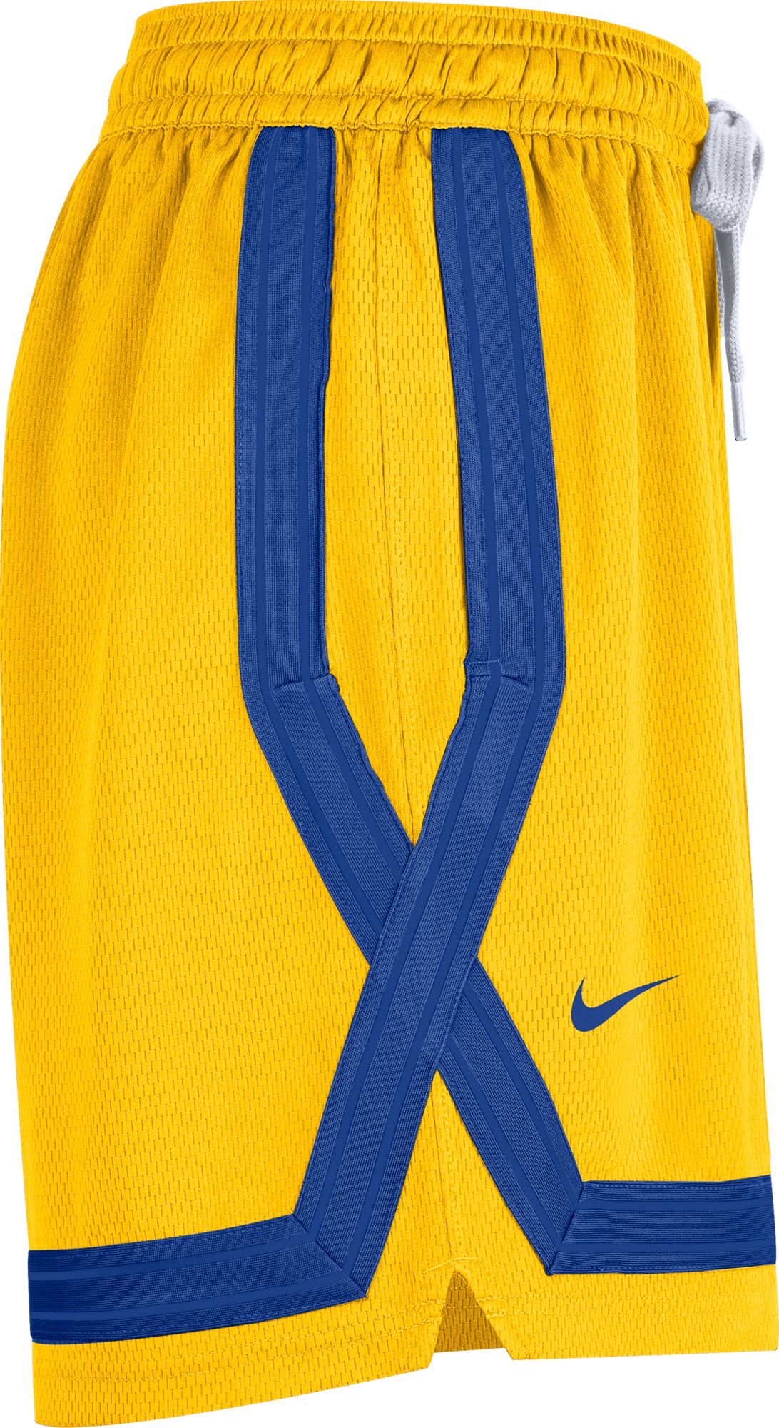 Nike Women's Golden State Warriors Yellow Courtside Shorts product image