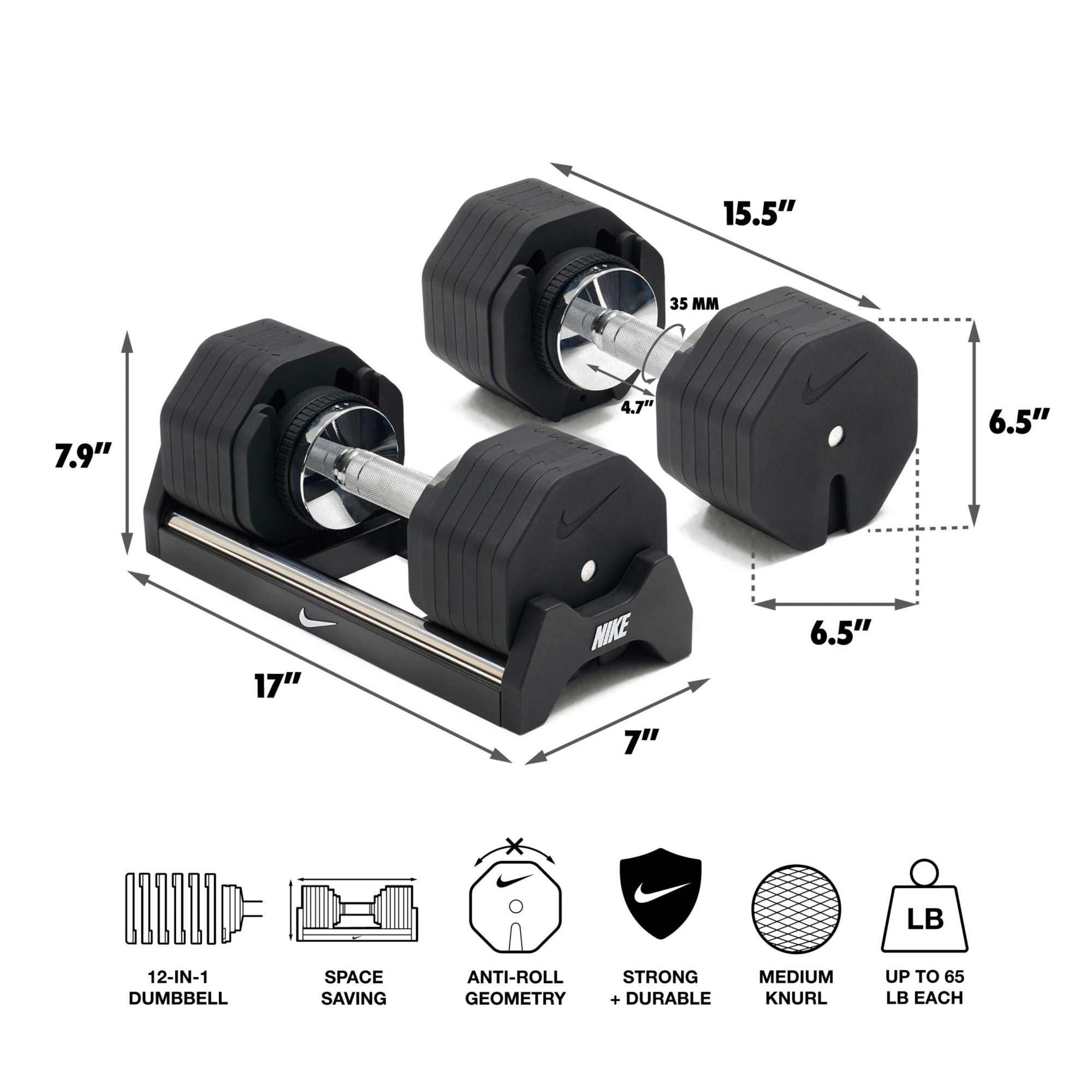 Nike Adjustable Dumbbell product image