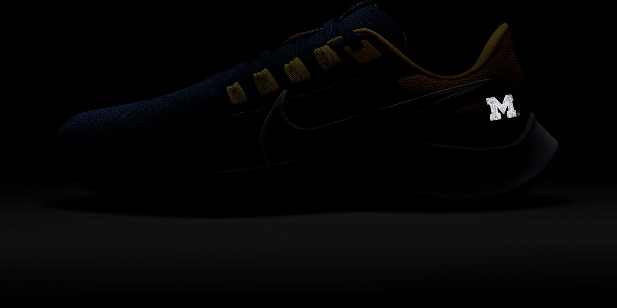 Nike Air Zoom Pegasus 38 Michigan Running Shoes product image