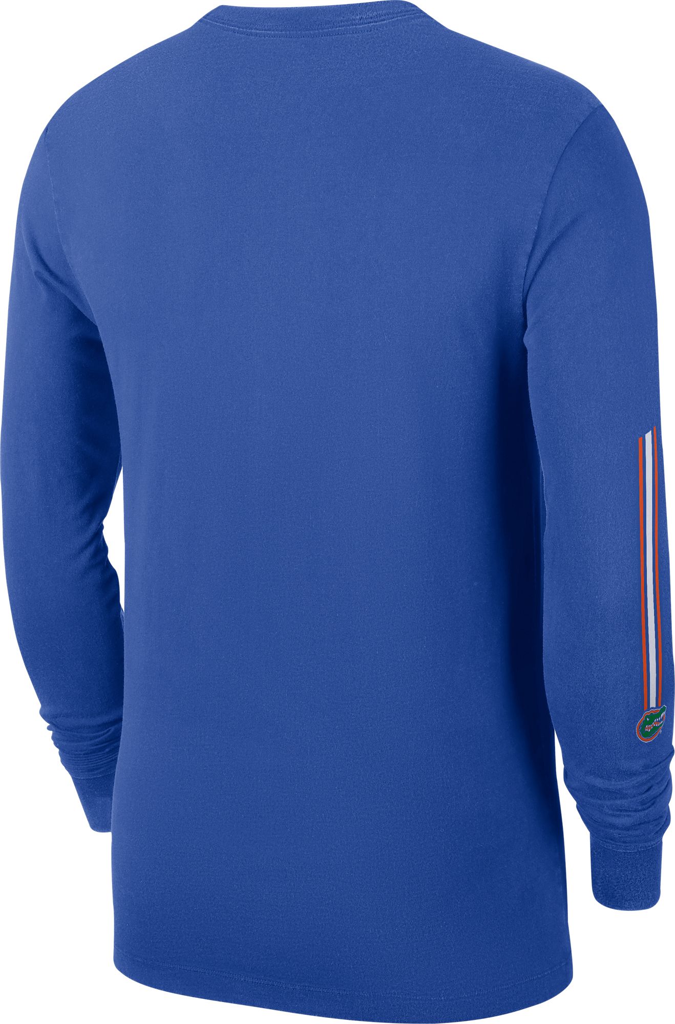 Jordan Men's Florida Gators Blue Football Wordmark Long Sleeve T-Shirt product image