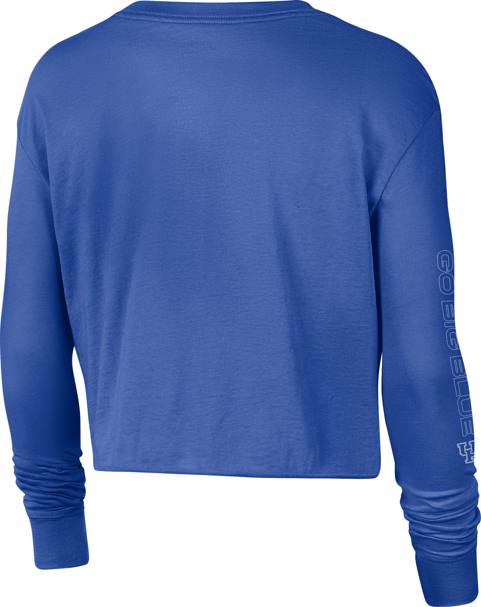 Nike Women's Kentucky Wildcats Blue Long Sleeve Crop Sweatshirt product image