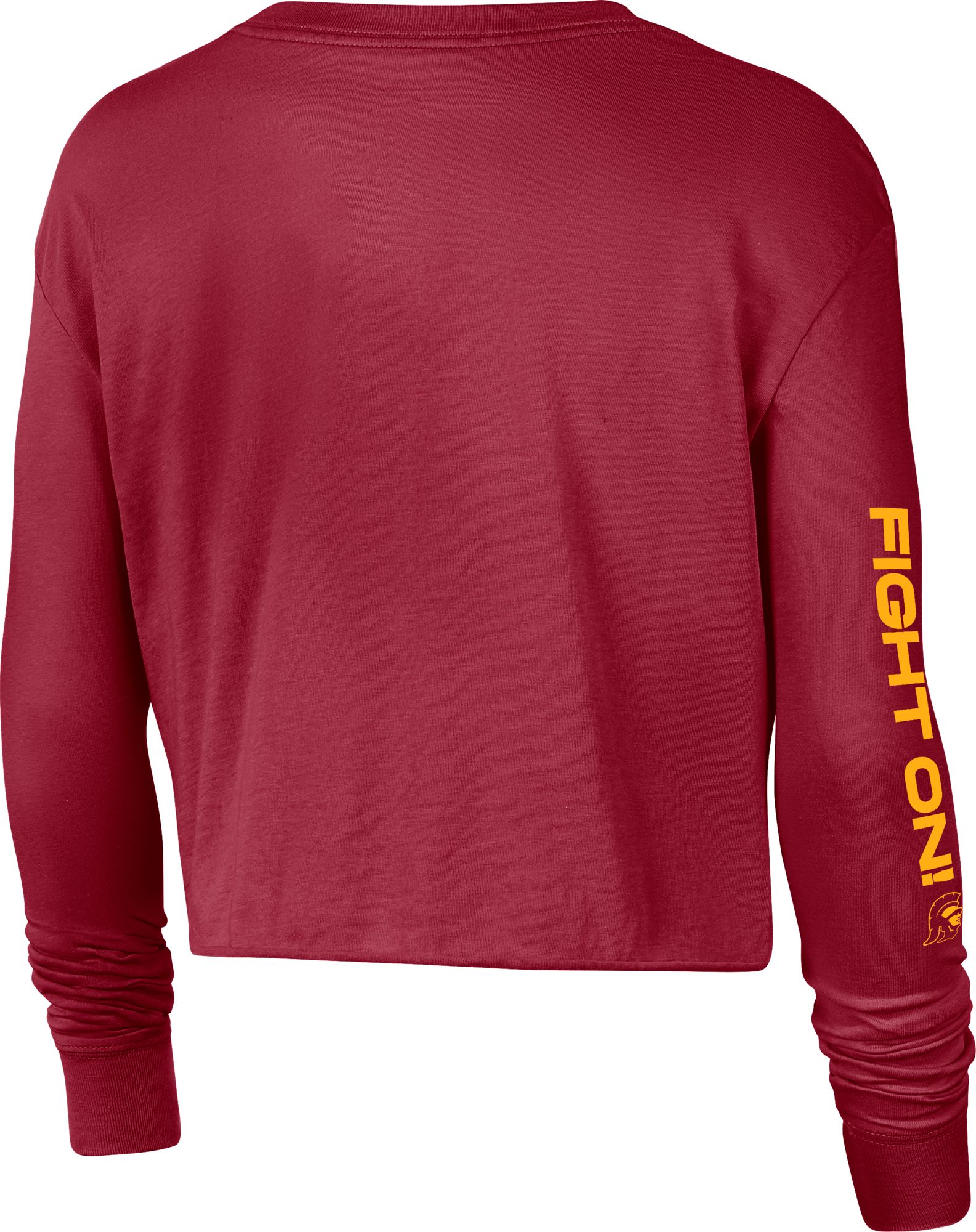 Nike Women's USC Trojans Cardinal Long Sleeve Crop Sweatshirt product image