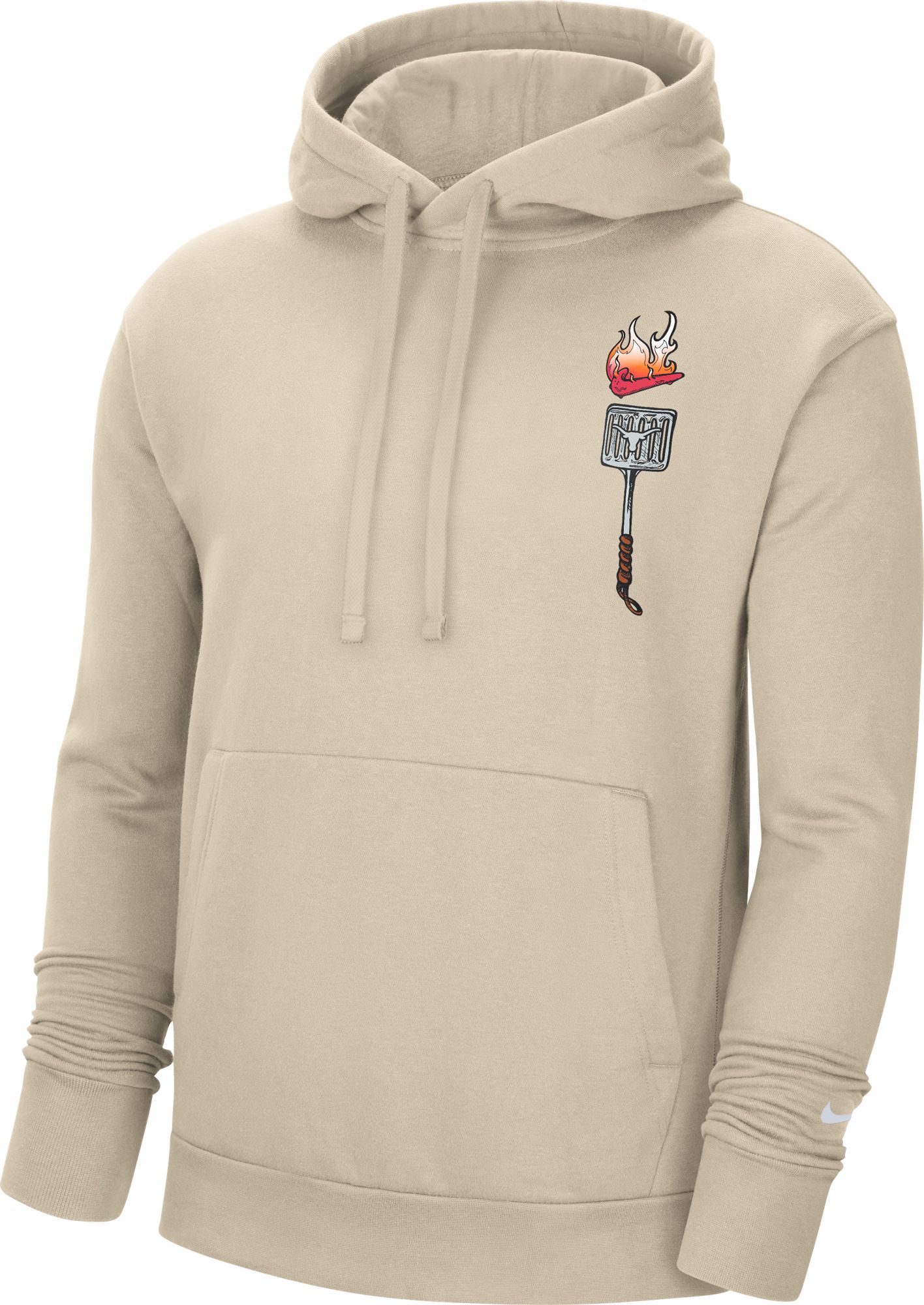 Nike Men's Texas Longhorns Brown Football Tailgate Club Fleece Hoodie product image