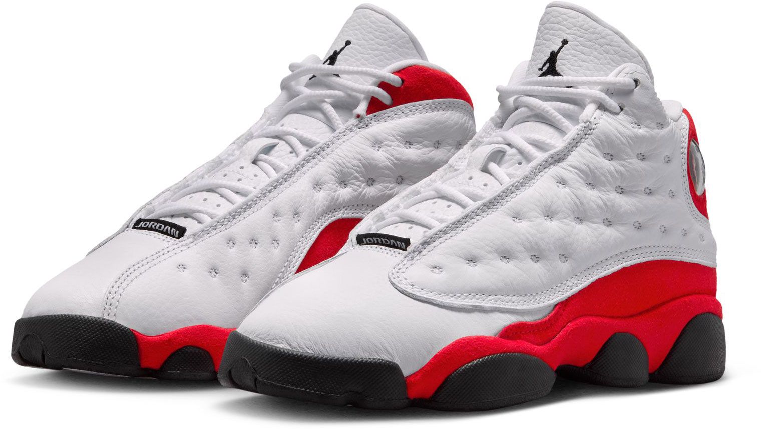 Air Jordan Kids' Grade School 13 Retro 'White and University Red' Basketball Shoes product image