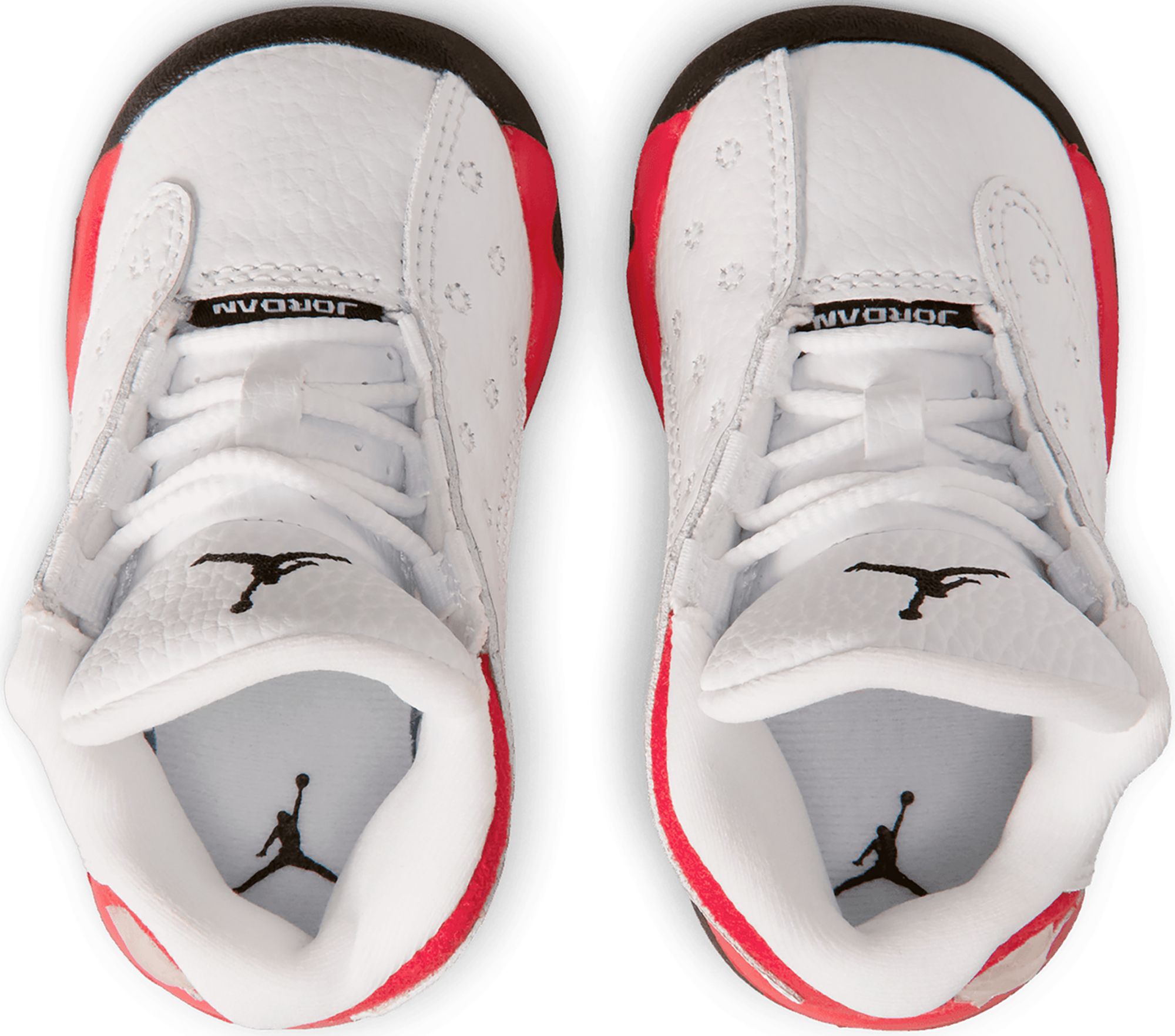 Air Jordan Toddler 13 Retro 'White and University Red' Basketball Shoes product image