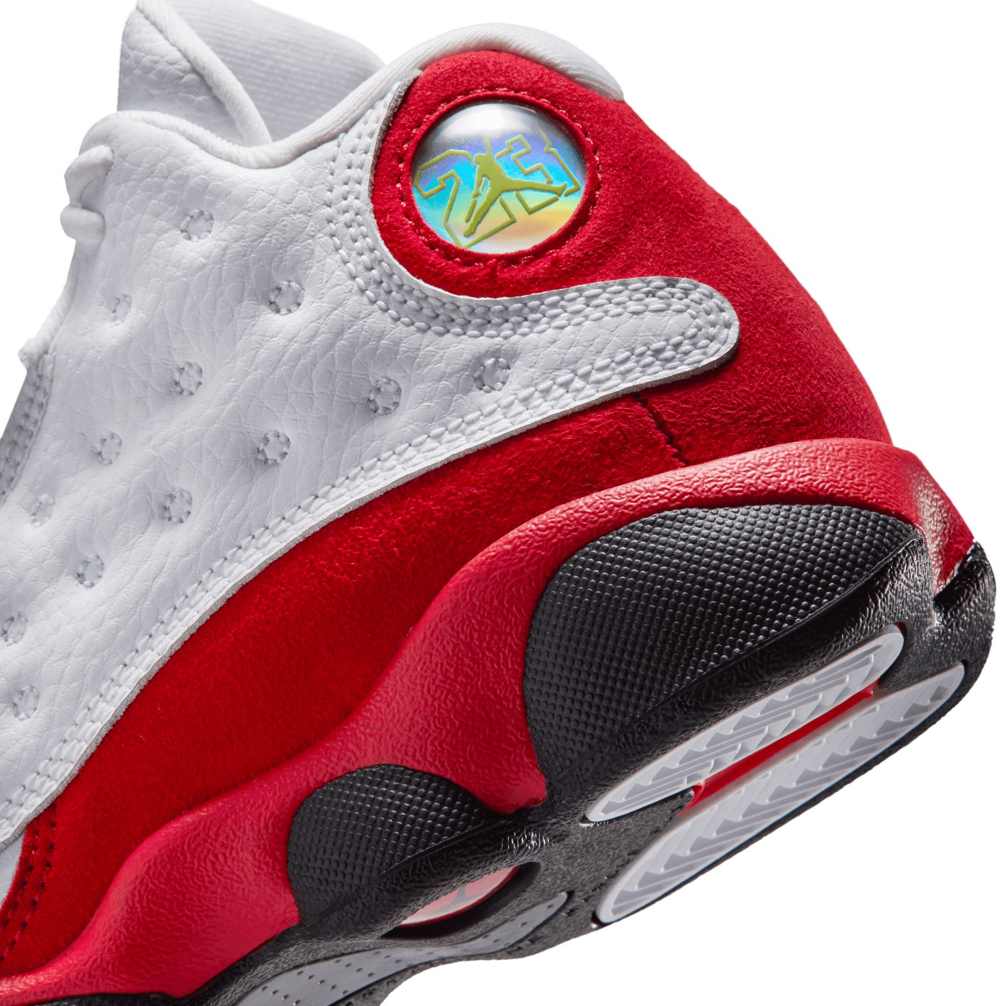 Air Jordan Kids' Preschool 13 Retro 'White and University Red' Basketball Shoes product image