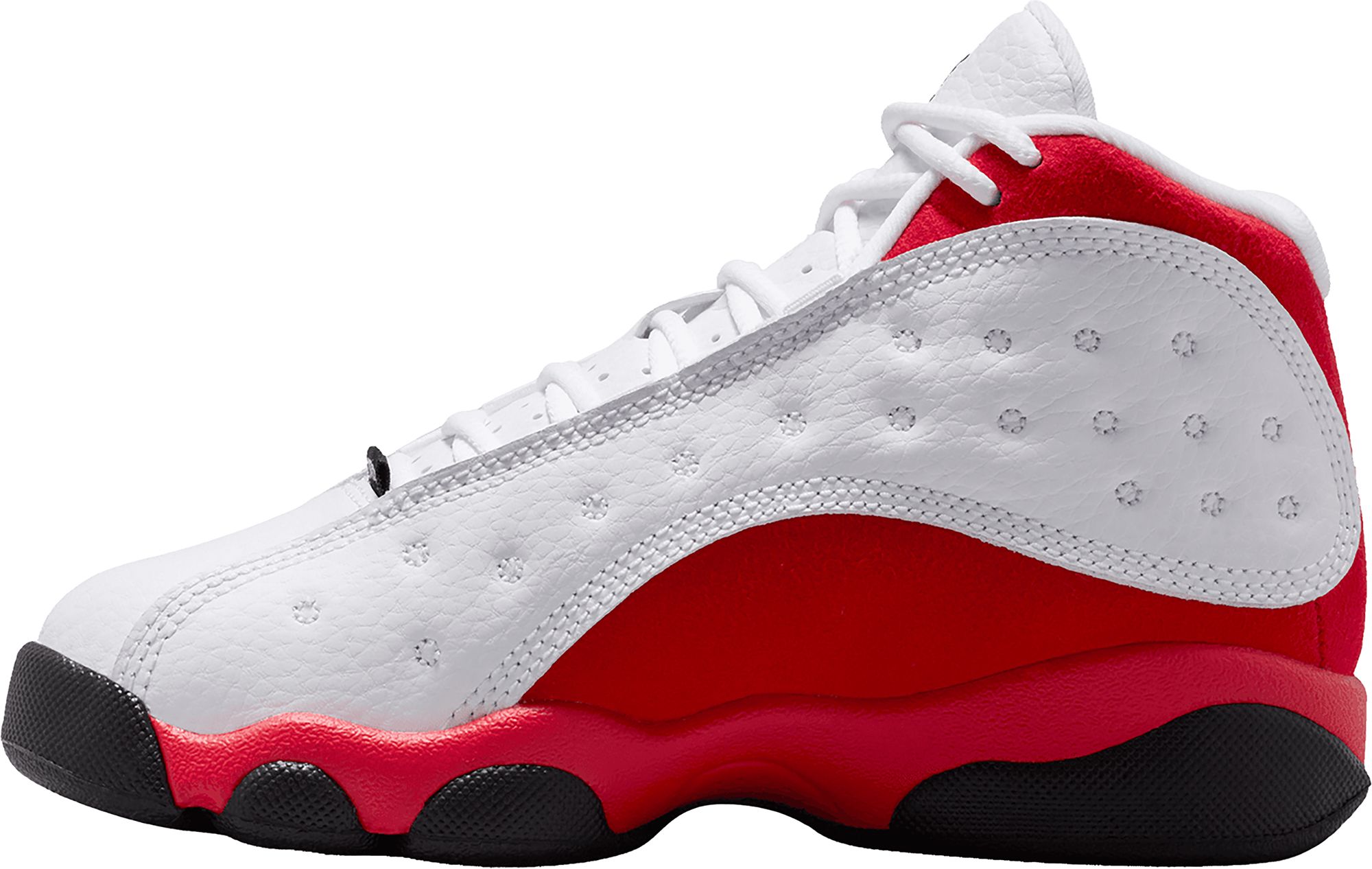 Air Jordan Kids' Preschool 13 Retro 'White and University Red' Basketball Shoes product image