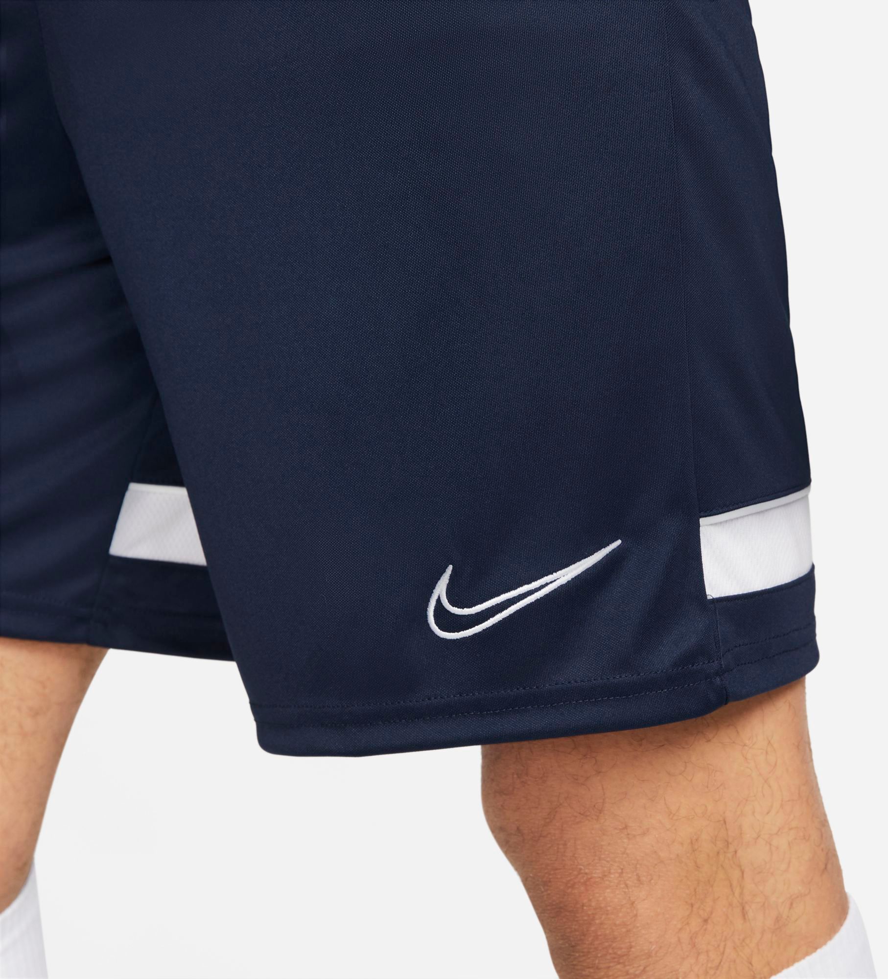 Nike Dri Fit Academy Soccer Shorts (Black/White) - Soccer Wearhouse