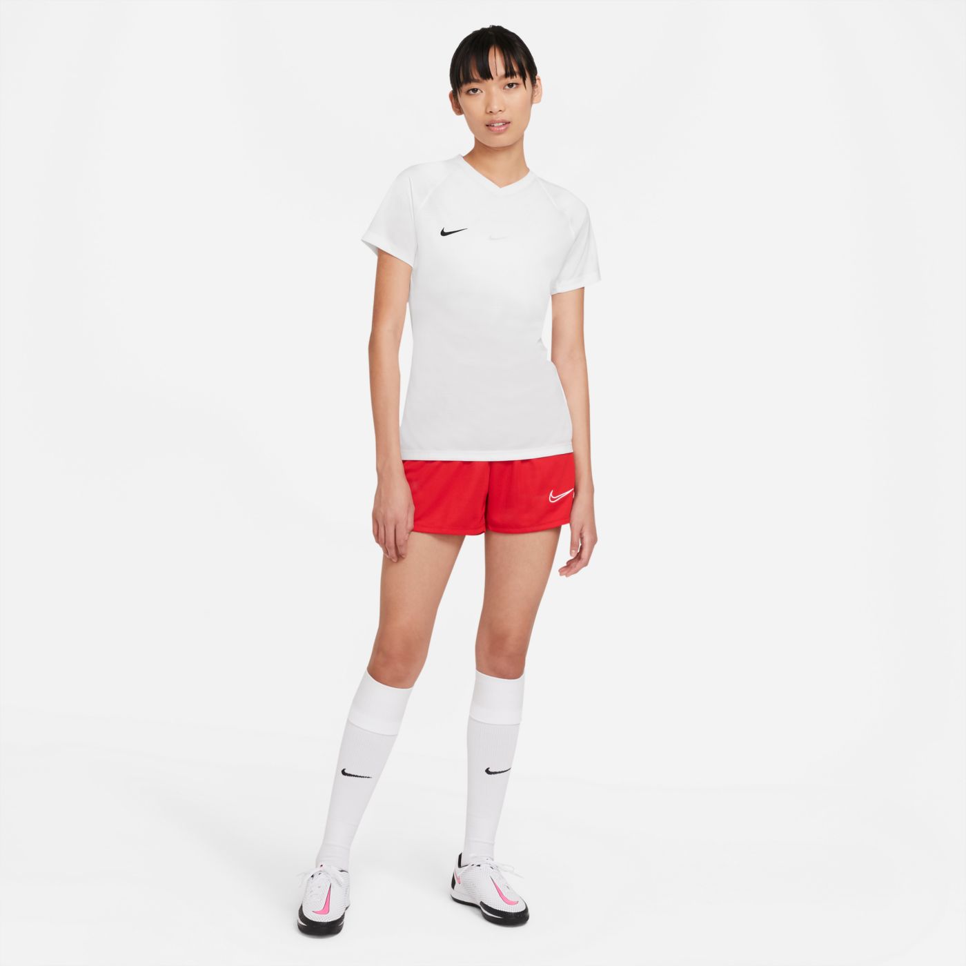 White nike soccer shorts womens sales