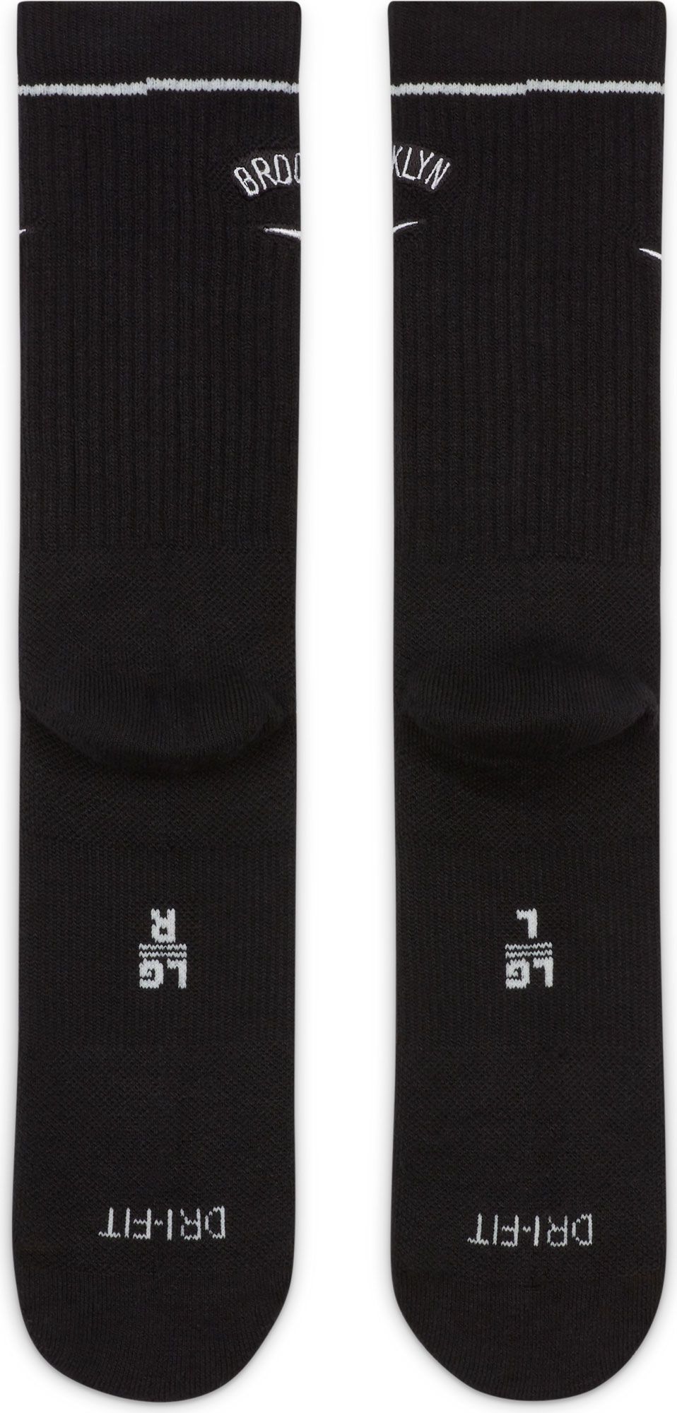 Nike Brooklyn Nets Black Elite Crew Socks product image