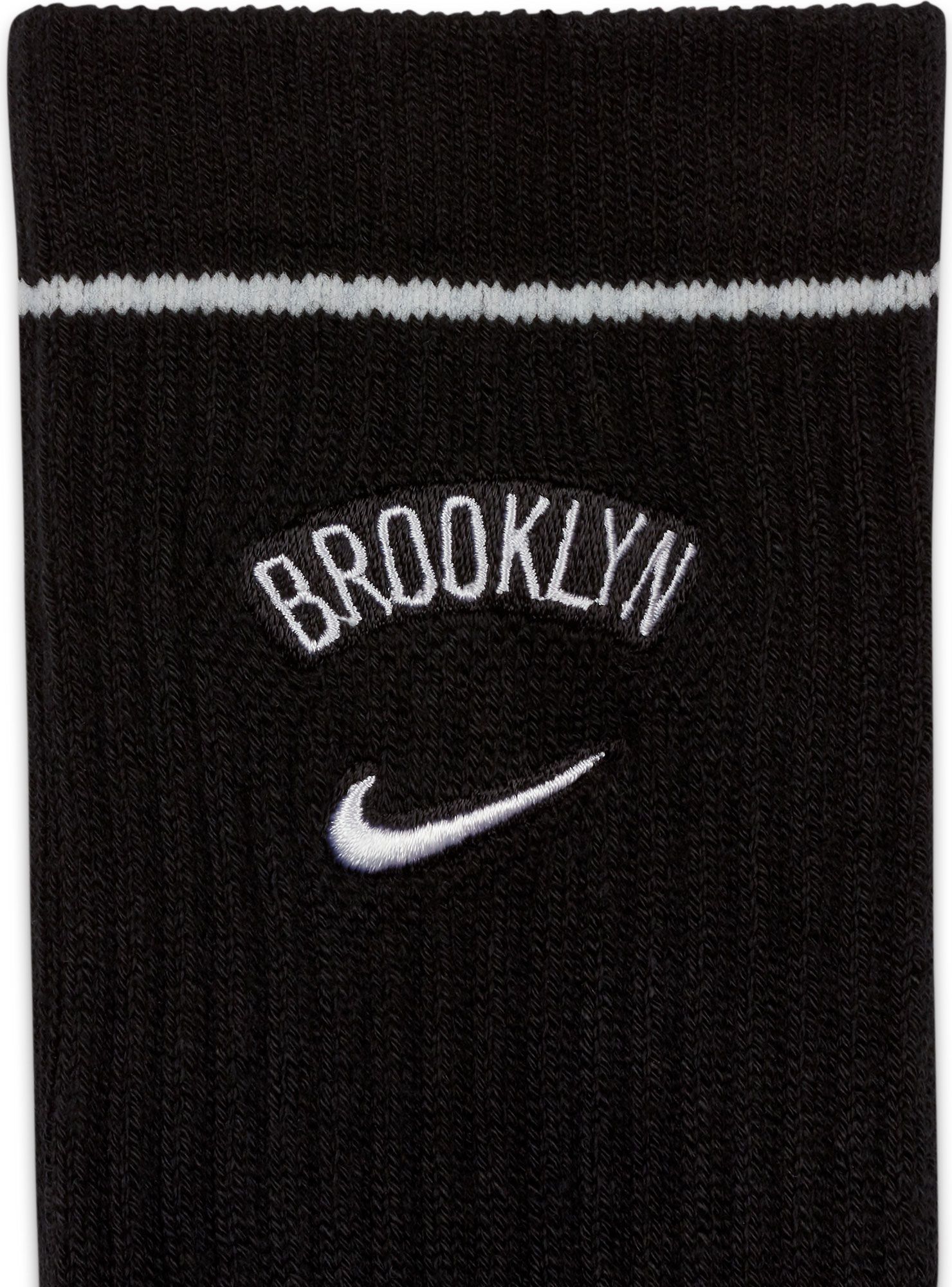 Nike Brooklyn Nets Black Elite Crew Socks product image