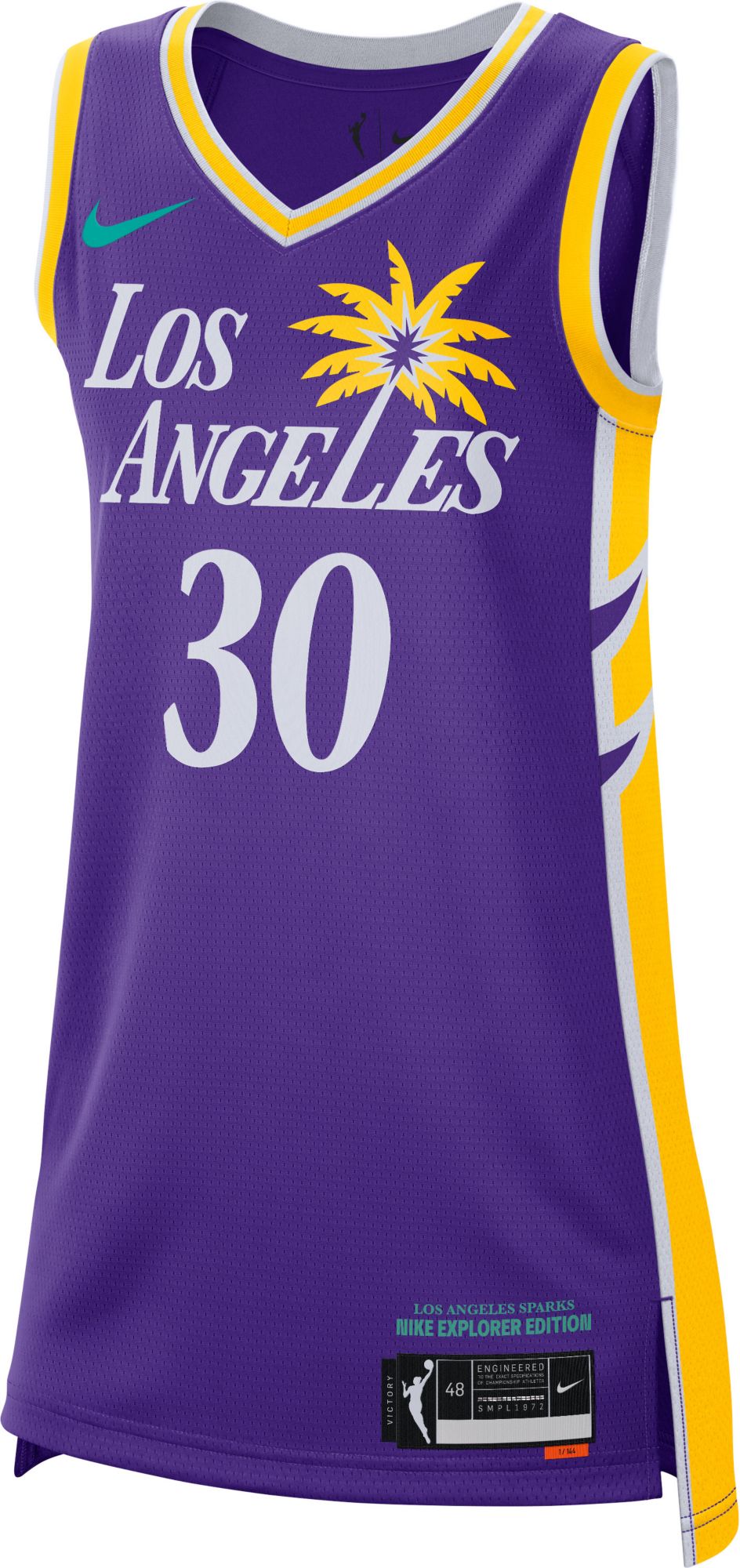 Nike Adult Los Angeles Sparks Nneka Ogwumike Purple Victory Explorer Jersey product image