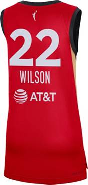 Nike Adult Las Vegas Aces A'ja Wilson Red Victory Explorer Jersey product image