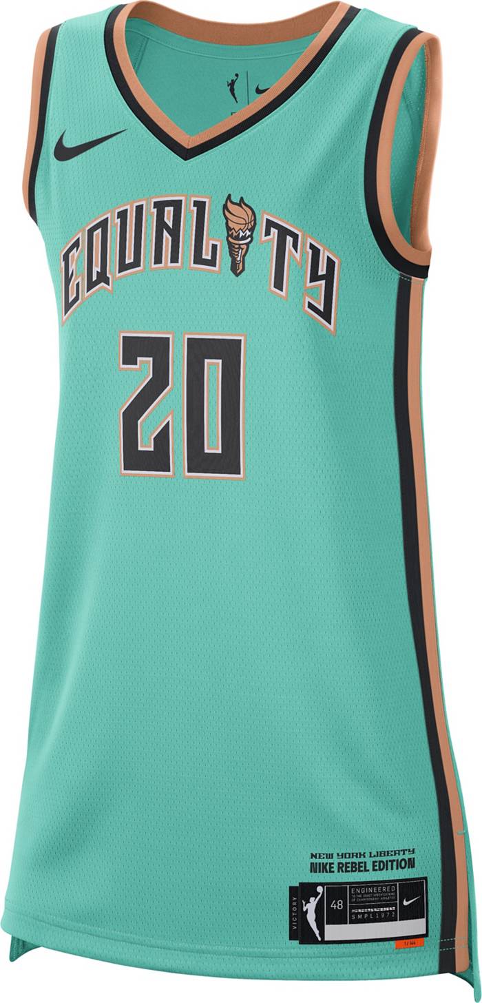 Youth Nike Breanna Stewart Black New York Liberty 2023 Rebel Edition  Victory Player Jersey