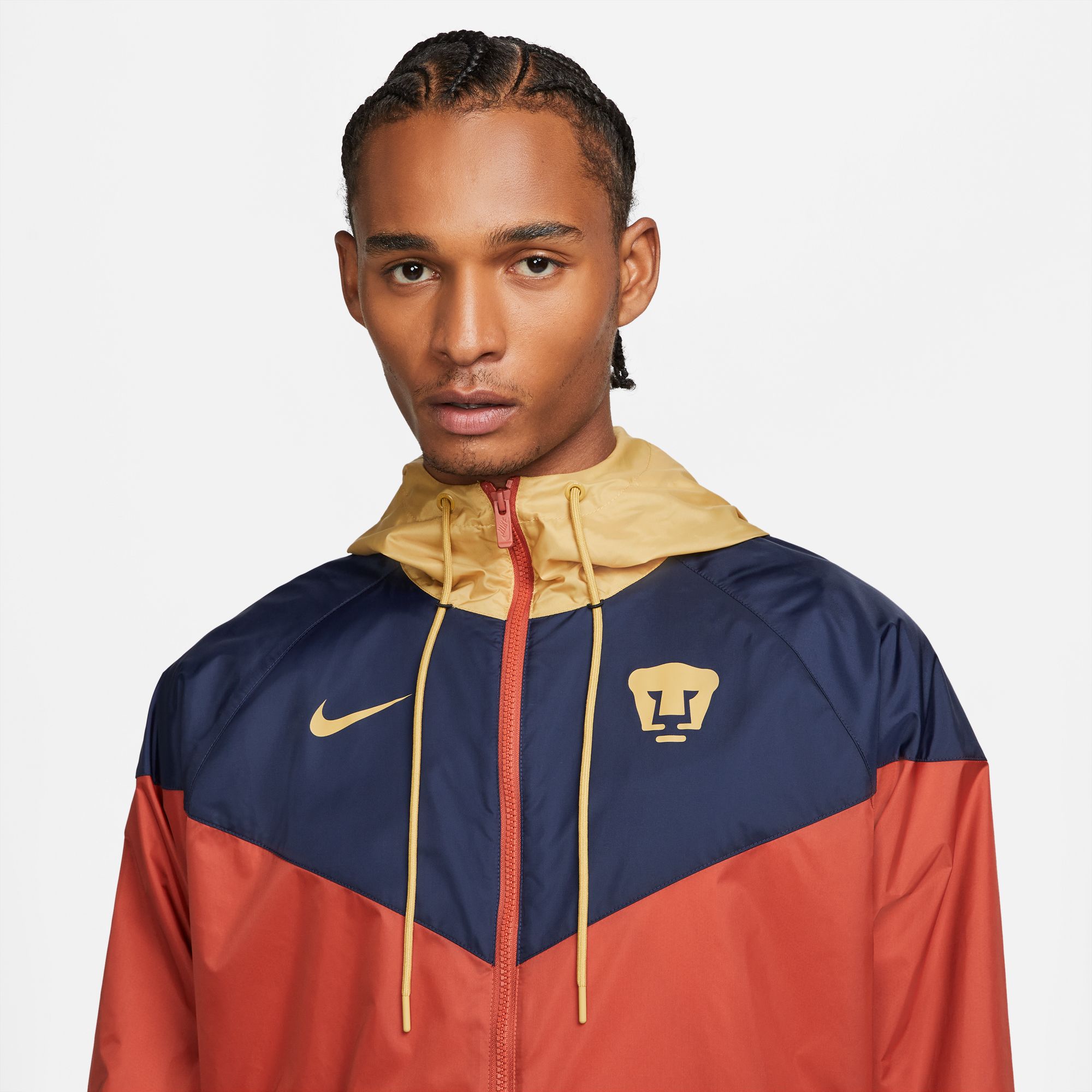 Nike Men's Pumas UNAM Orange Windrunner Jacket product image