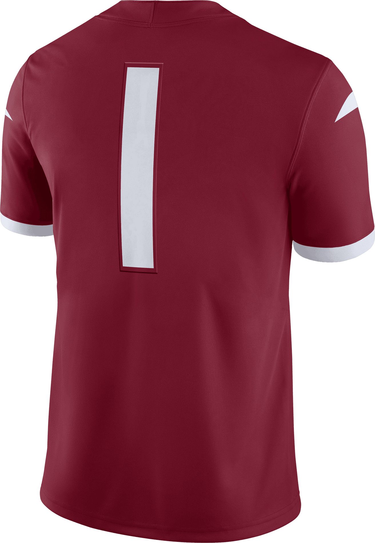 Nike Men's Arkansas Razorbacks #1 Crimson Dri-FIT Game Football Jersey product image