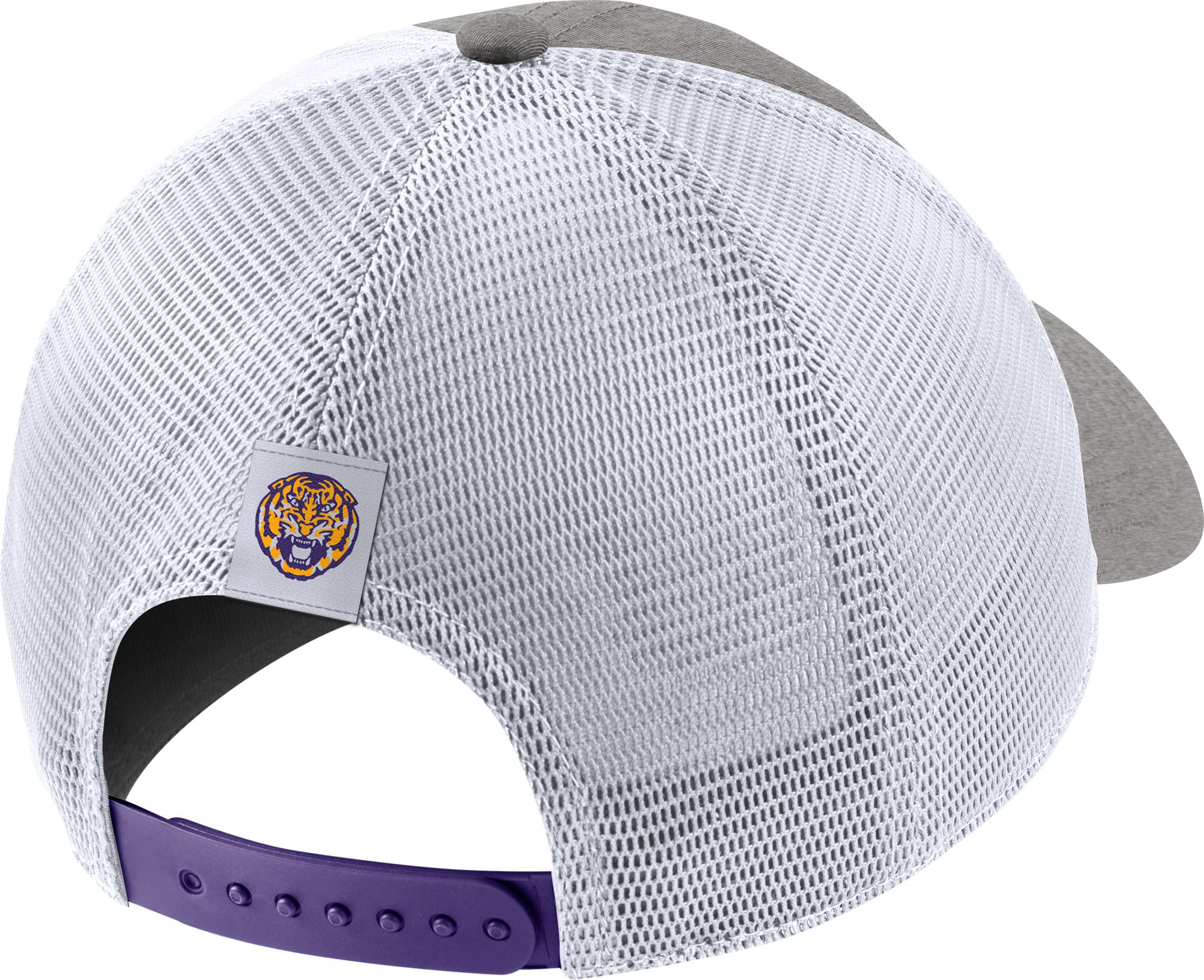 Nike Men's LSU Tigers Grey Legacy91 Trucker Hat product image