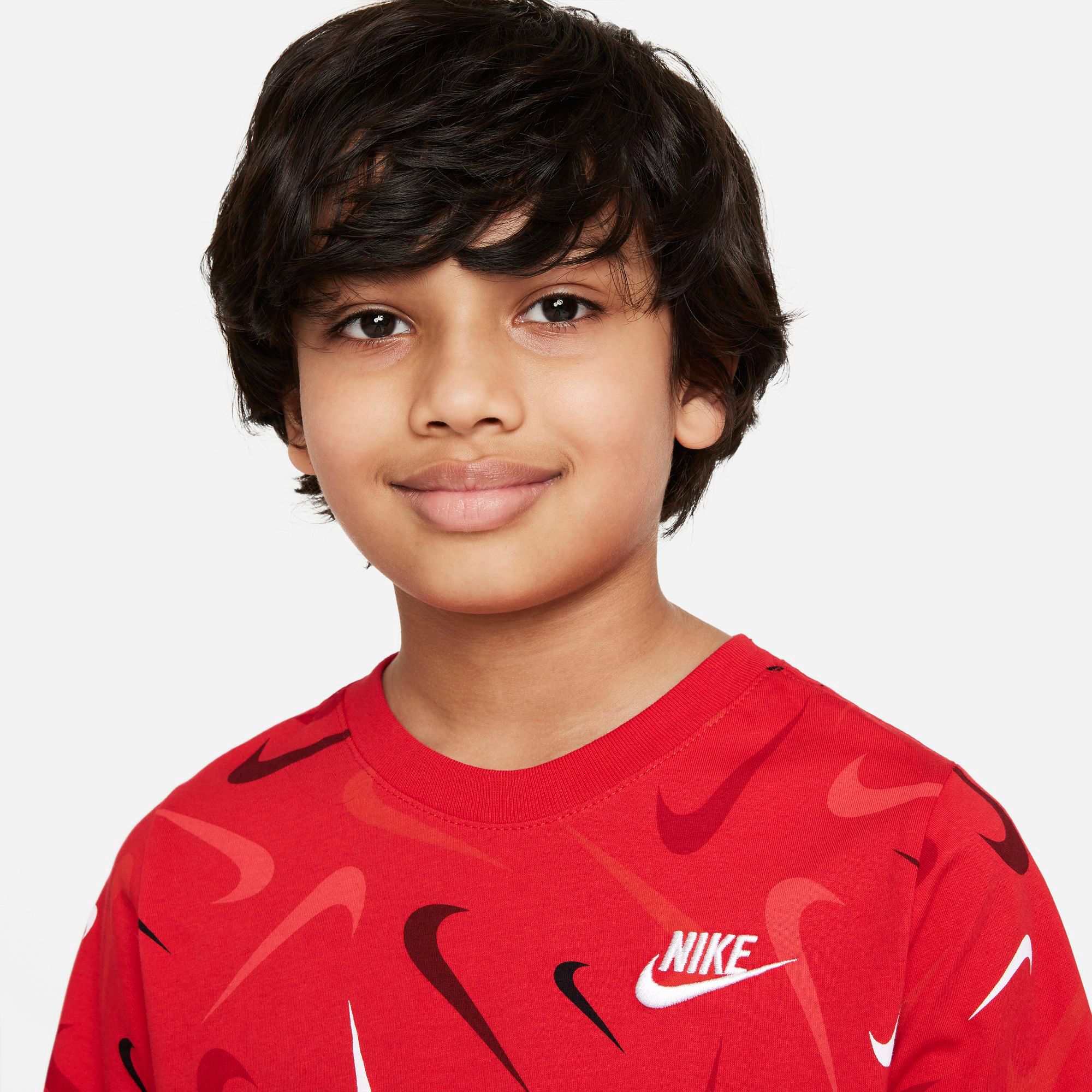 Nike Boys' Sportswear Swoosh Printed T-Shirt product image