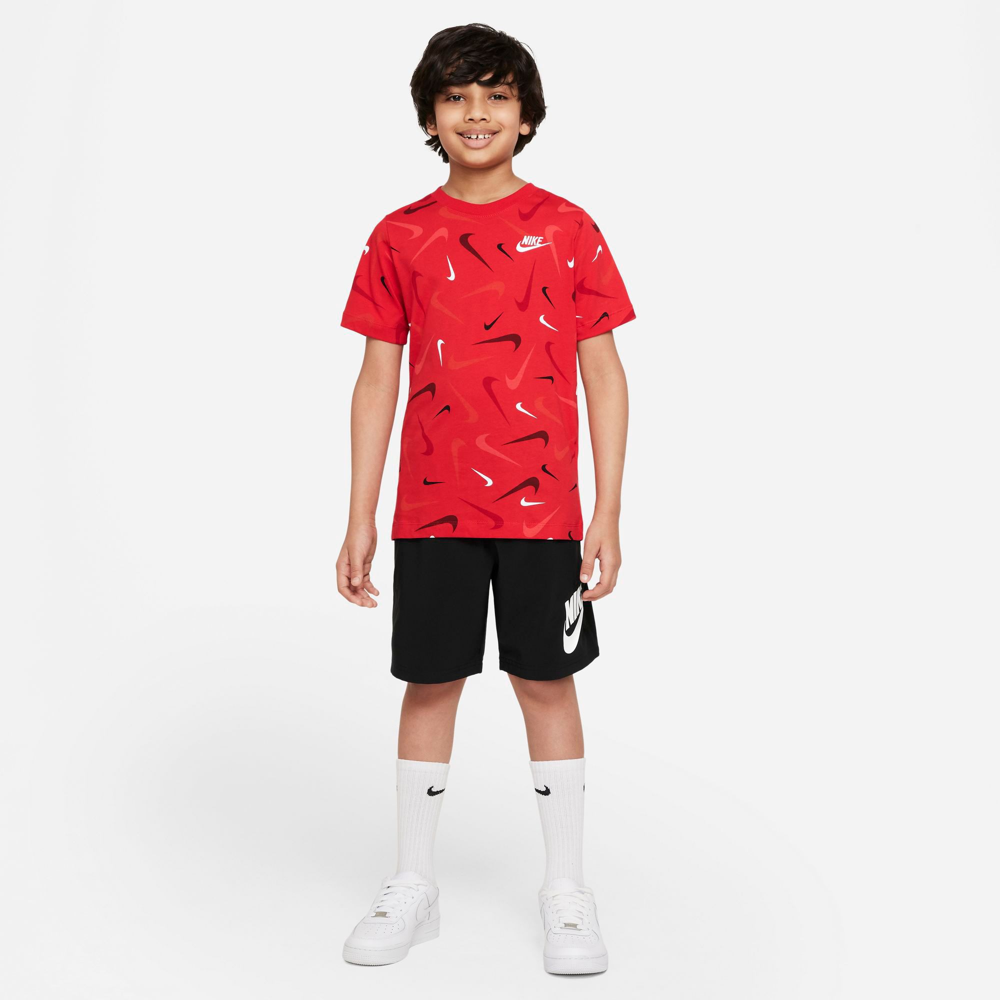 Nike Boys' Sportswear Swoosh Printed T-Shirt product image