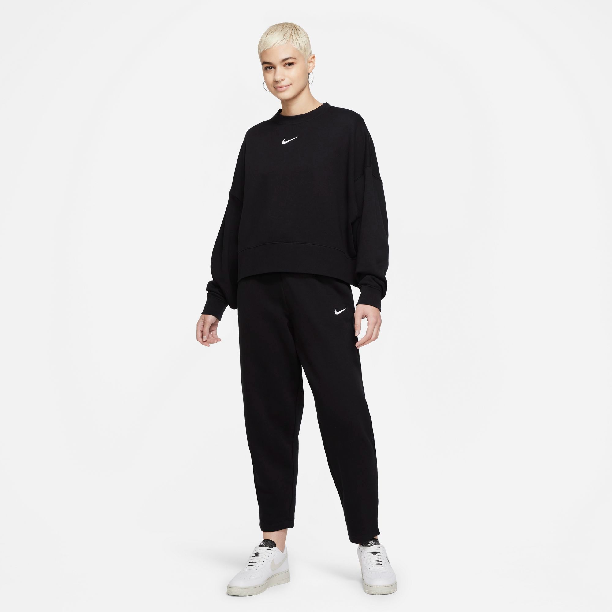 Nike Women's Sportswear Essentials Oversized Fleece Crewneck Sweatshirt product image