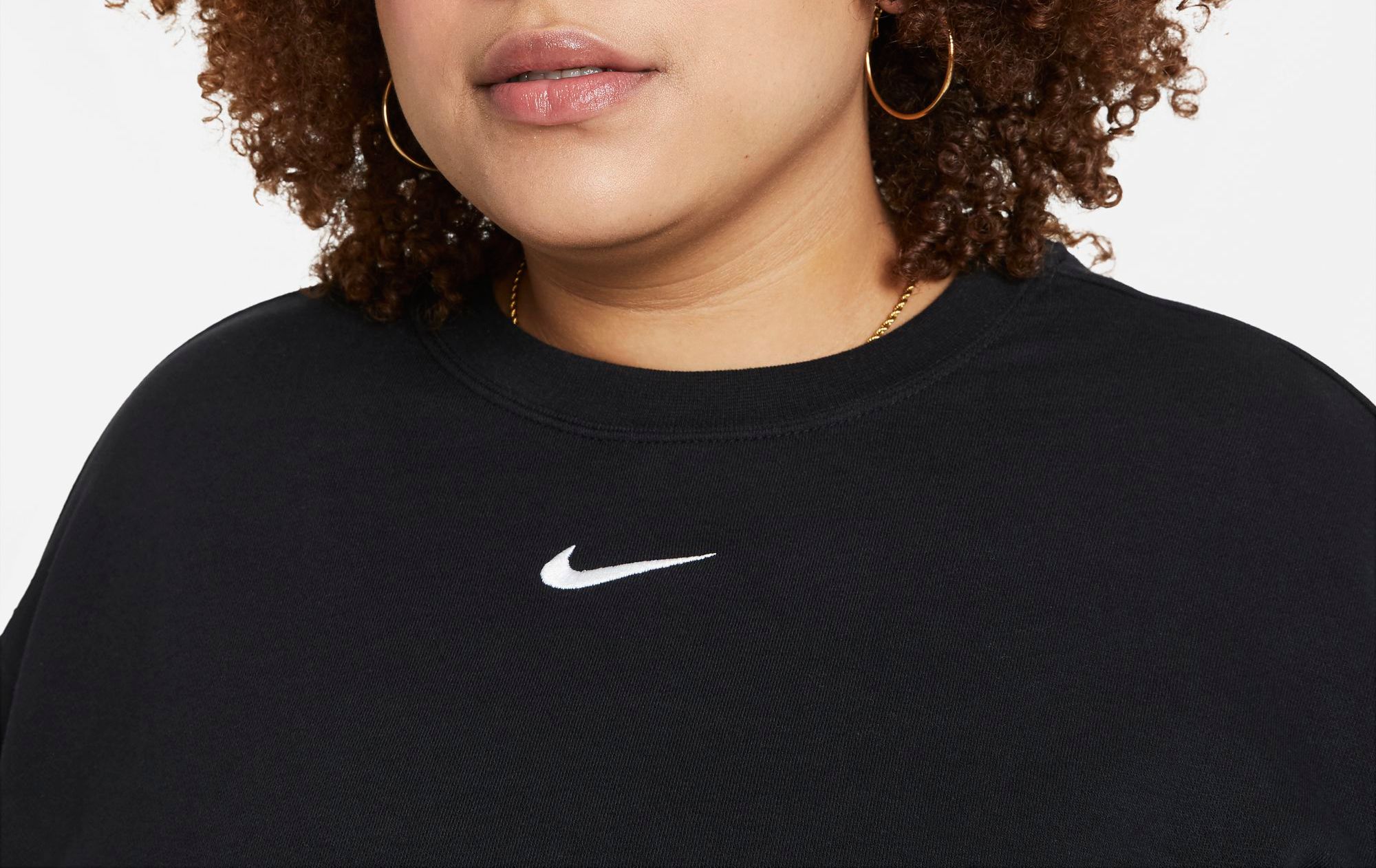 Nike Women's Sportswear Essentials Oversized Fleece Crewneck Sweatshirt product image