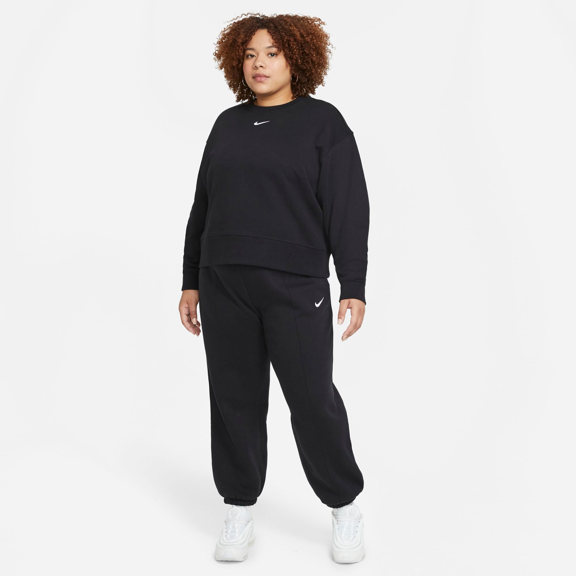 Nike Women's Sportswear Essentials Oversized Fleece Crewneck Sweatshirt product image