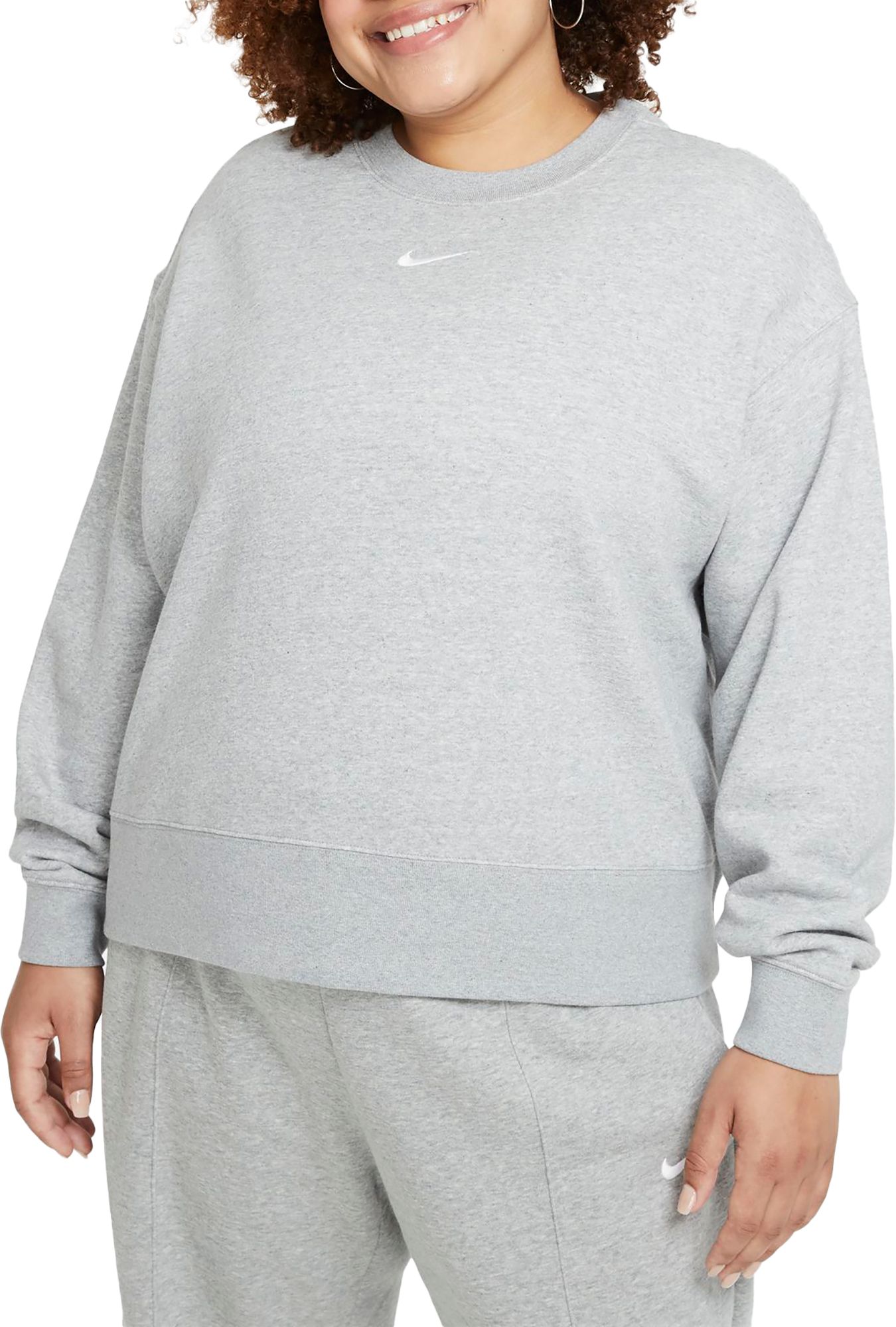 Nike Women's Sportswear Essentials Oversized Fleece Crewneck Sweatshirt product image