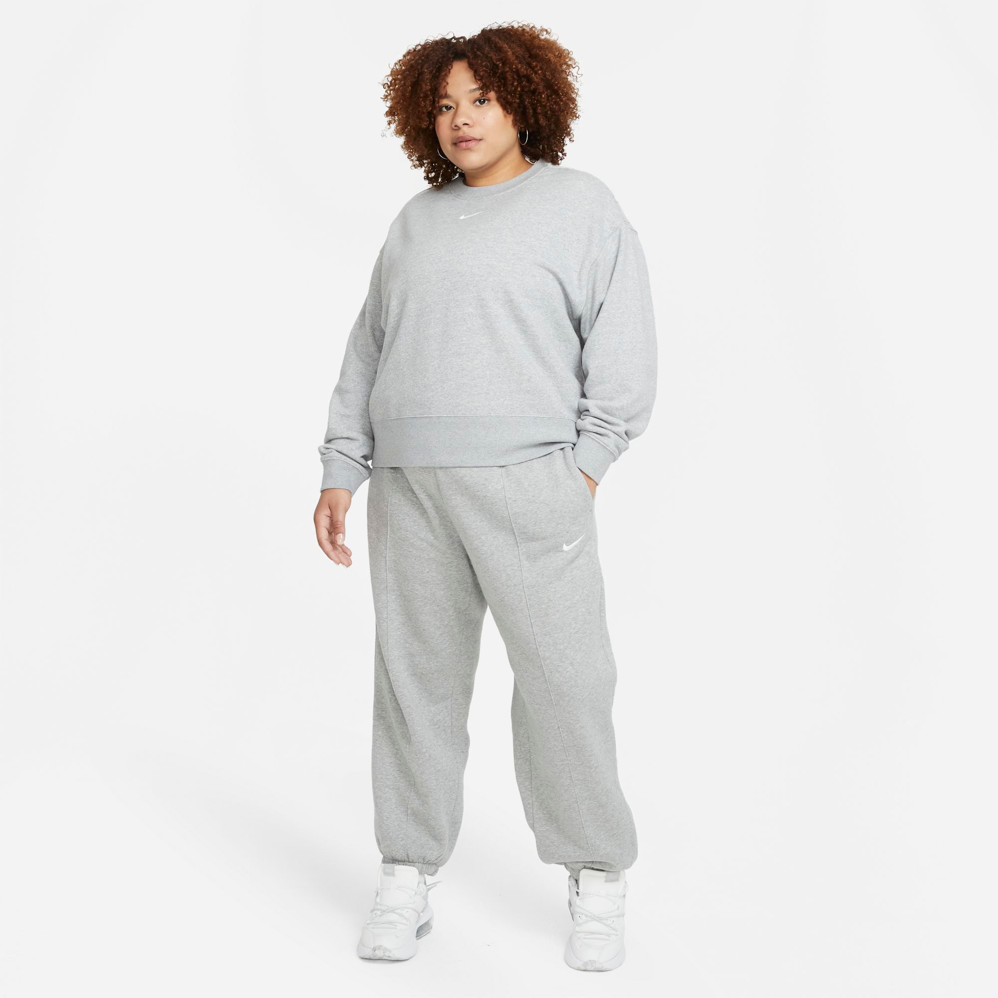 Nike Women's Sportswear Essentials Oversized Fleece Crewneck Sweatshirt product image