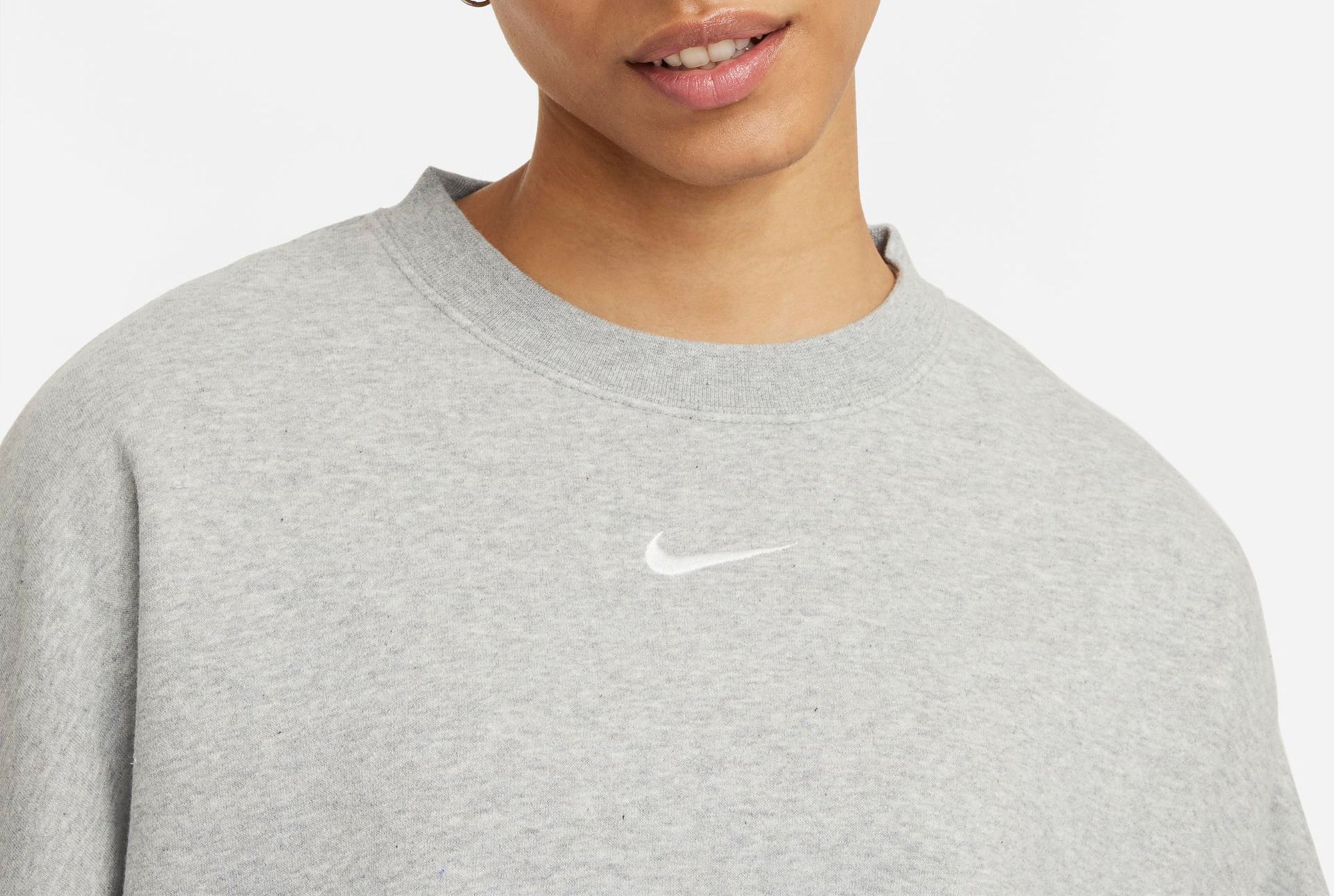 Nike Women's Sportswear Essentials Oversized Fleece Crewneck Sweatshirt product image