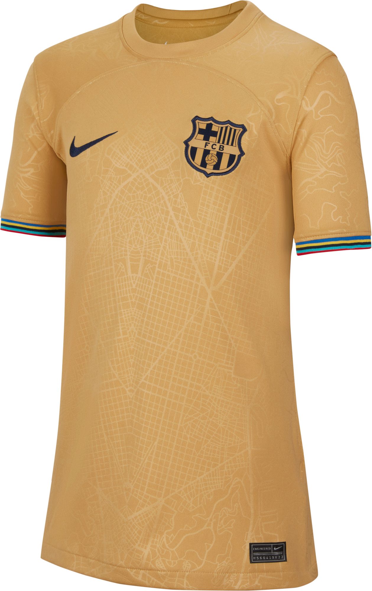 Nike Youth FC Barcelona '22 Away Replica Jersey product image