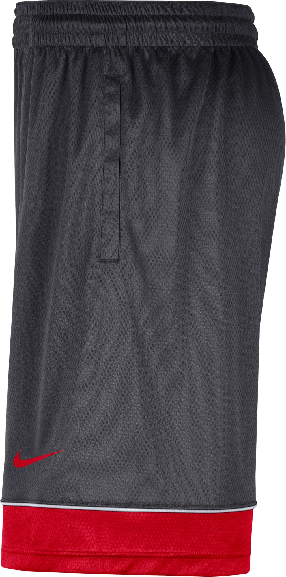 Nike Men's Georgia Bulldogs Grey Dri-FIT Fast Break Shorts product image