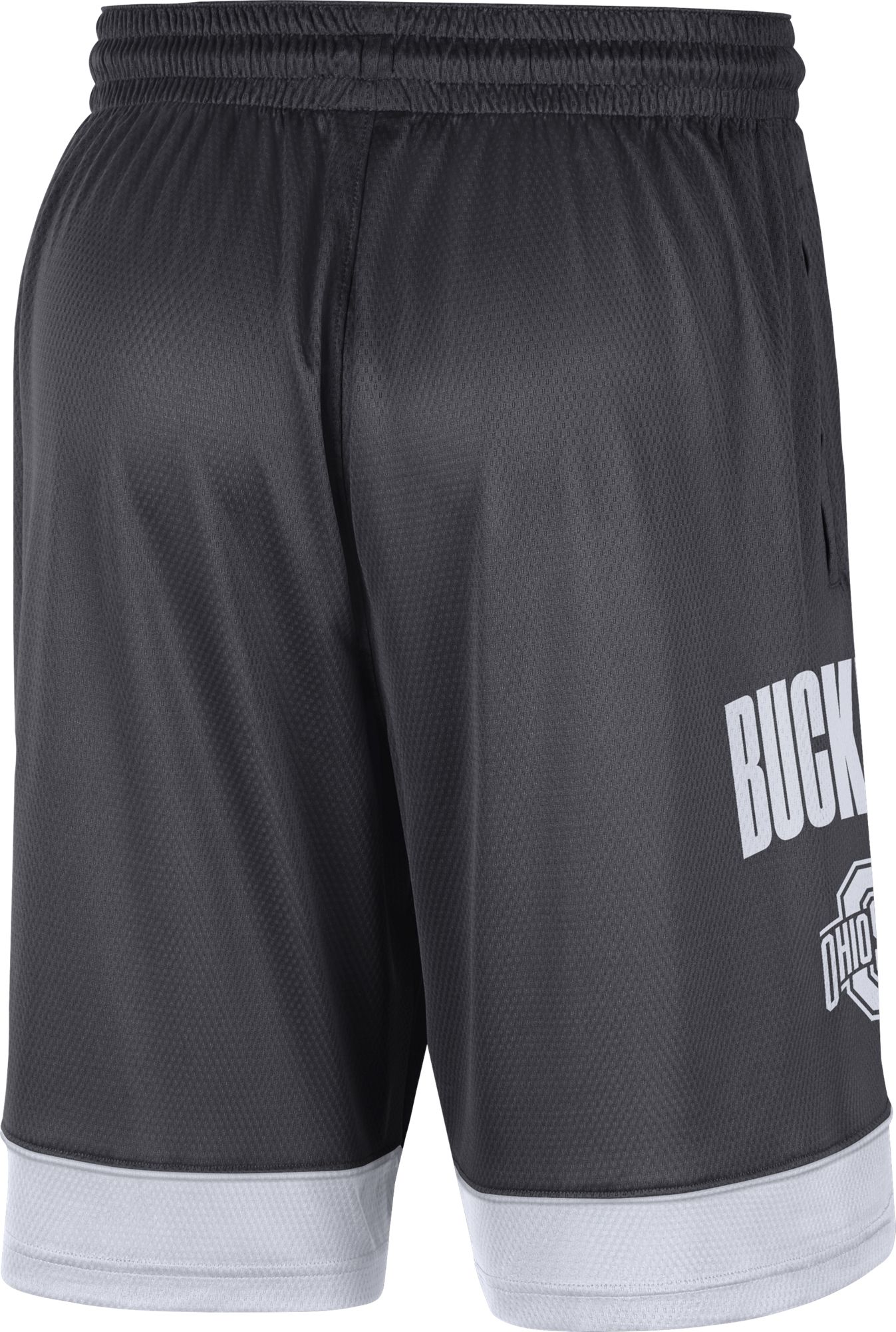 Nike Men's Ohio State Buckeyes Grey Dri-FIT Fast Break Shorts product image