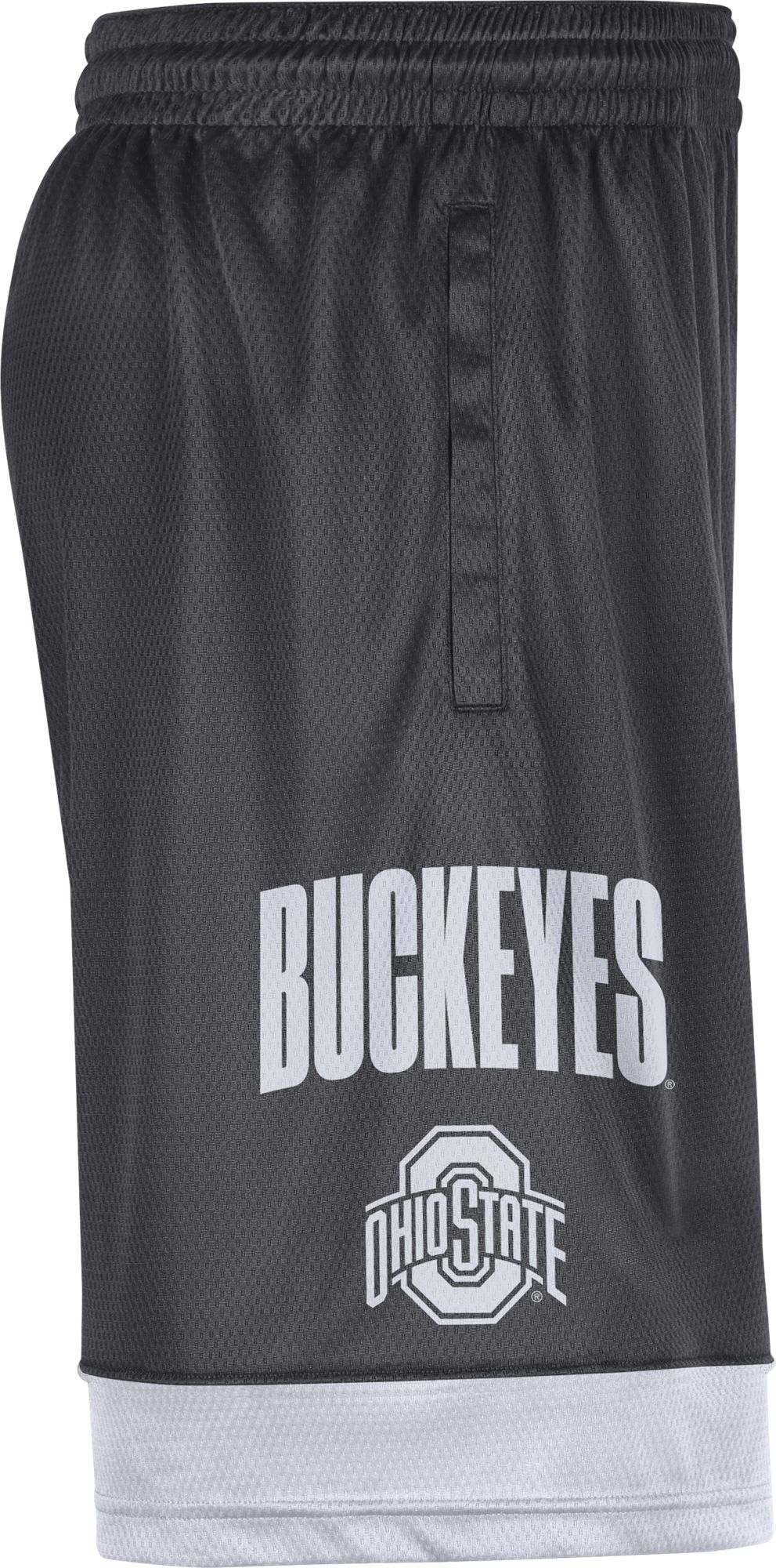 Nike Men's Ohio State Buckeyes Grey Dri-FIT Fast Break Shorts product image
