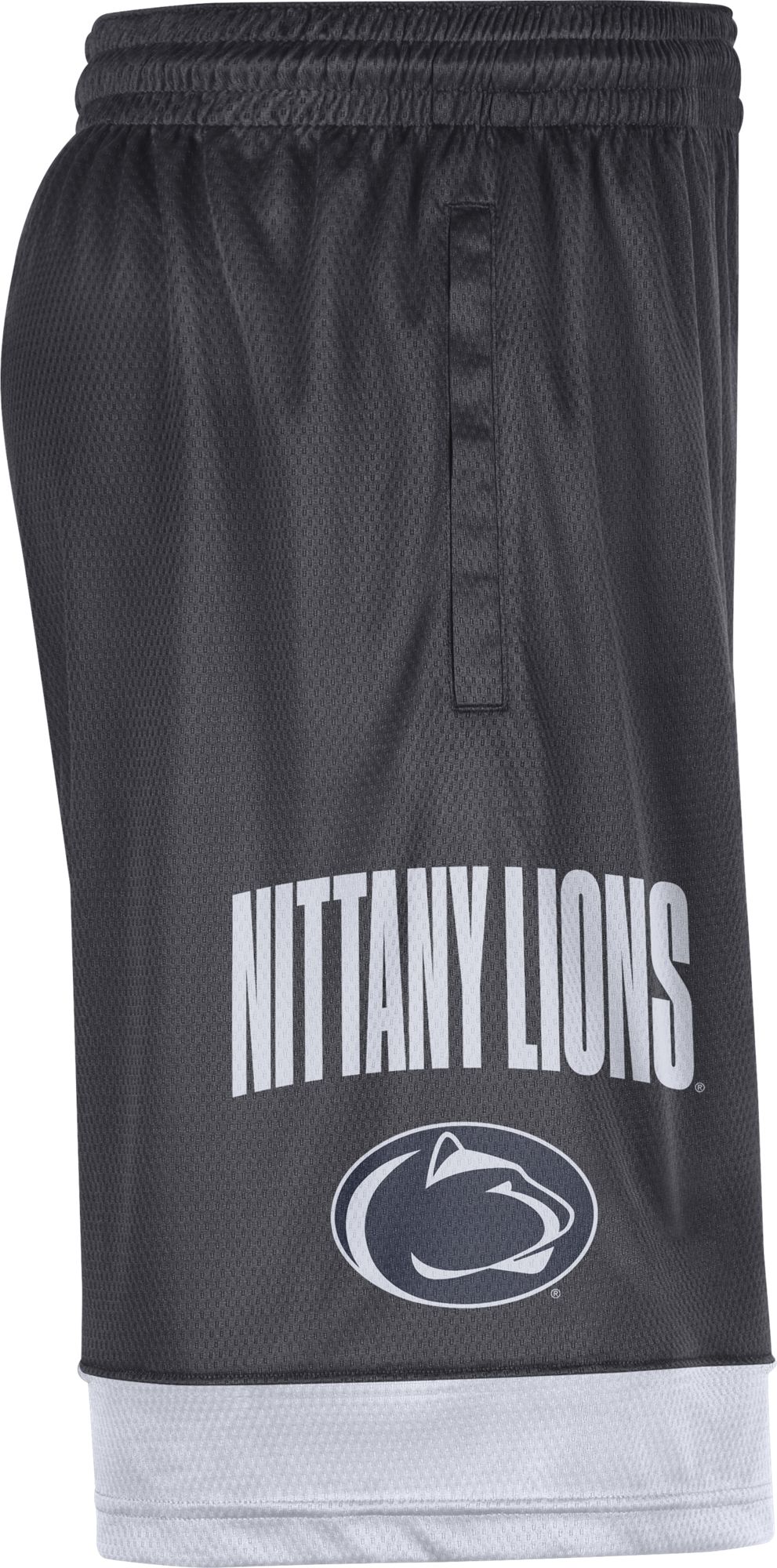 Nike Men's Penn State Nittany Lions Grey Dri-FIT Fast Break Shorts product image