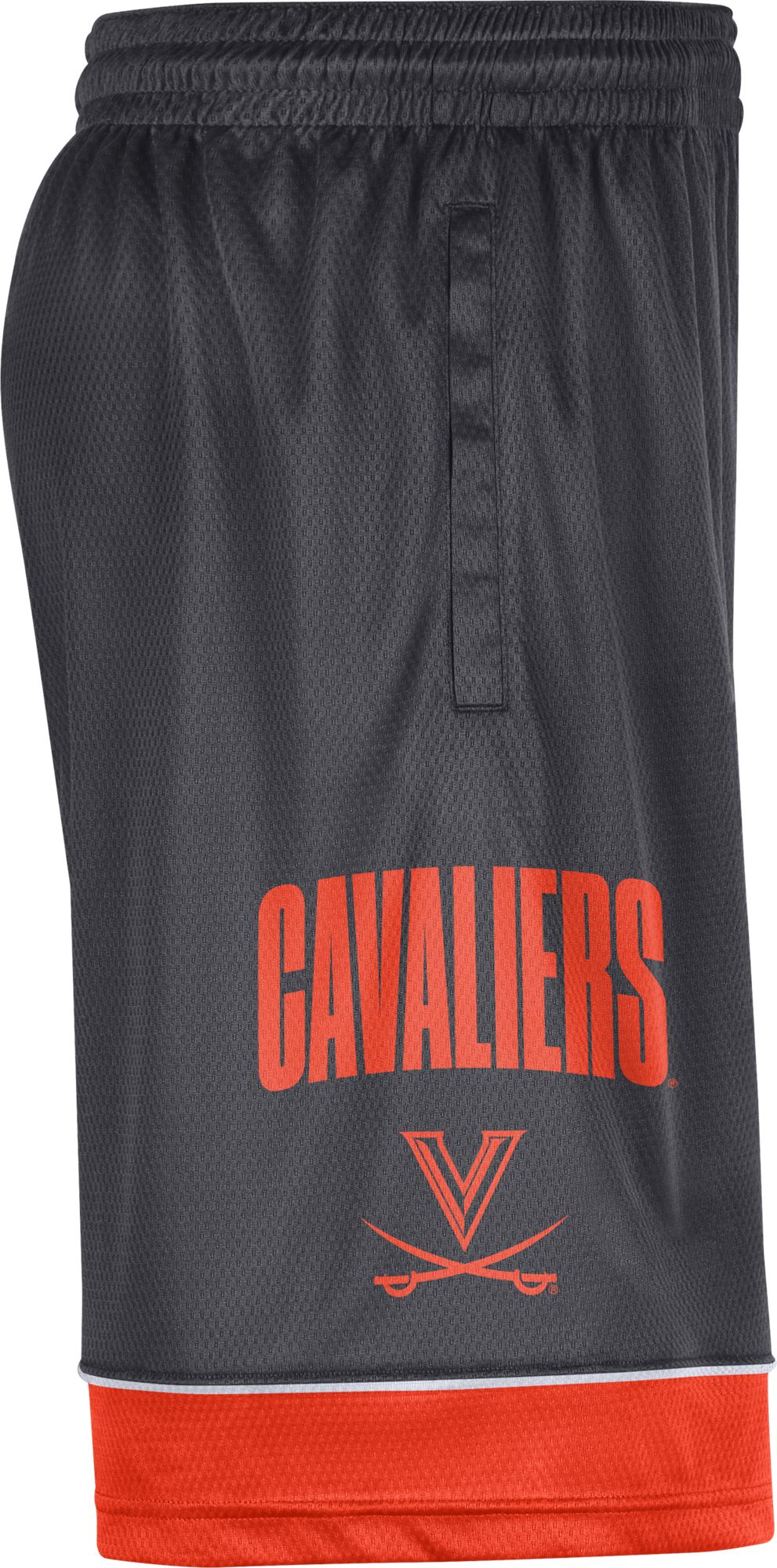 Nike Men's Virginia Cavaliers Grey Dri-FIT Fast Break Shorts product image
