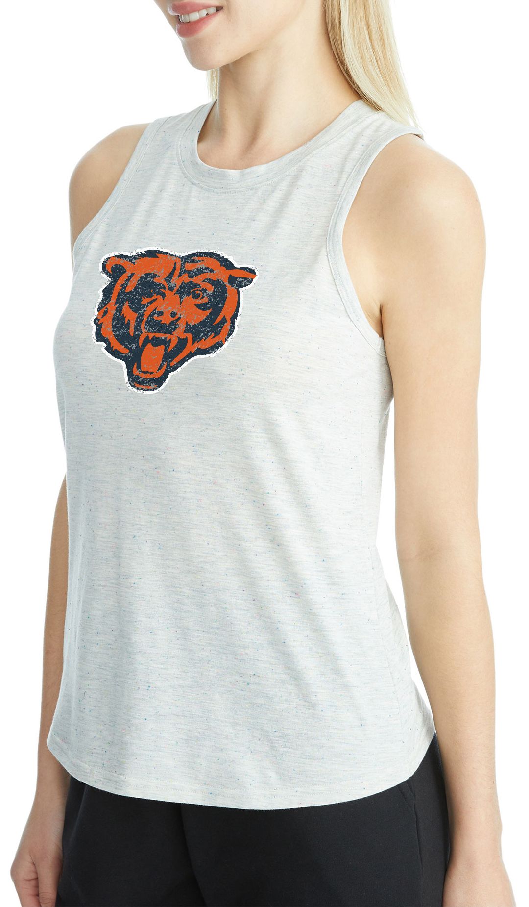 Concepts Sport Women's Chicago Bears Grey Speckle Tank Top product image