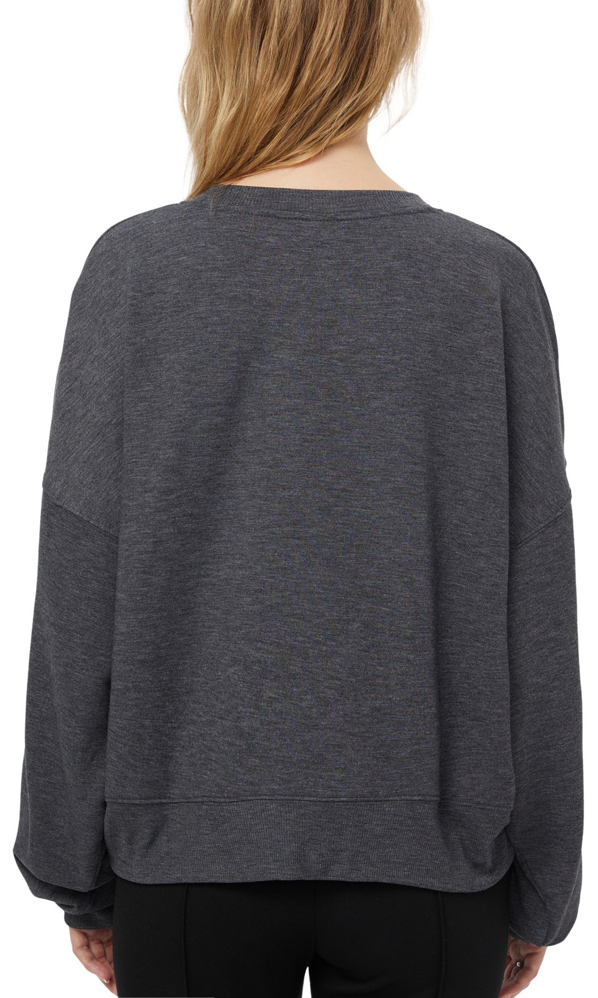 Concepts Sport Women's Purdue Boilermakers Black Rhumba Crewneck product image