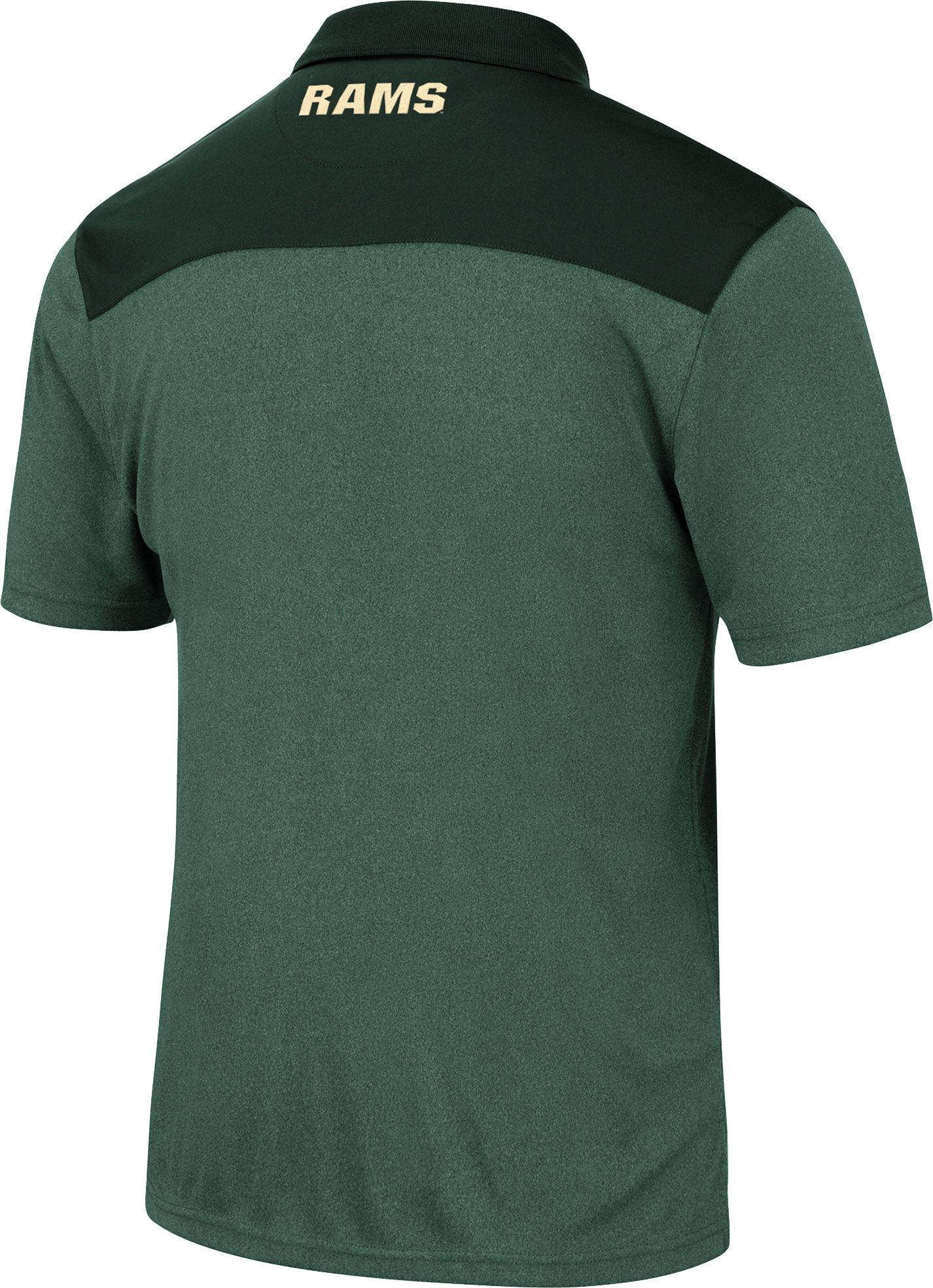 Colosseum Men's Colorado State Rams Green Links Polo product image