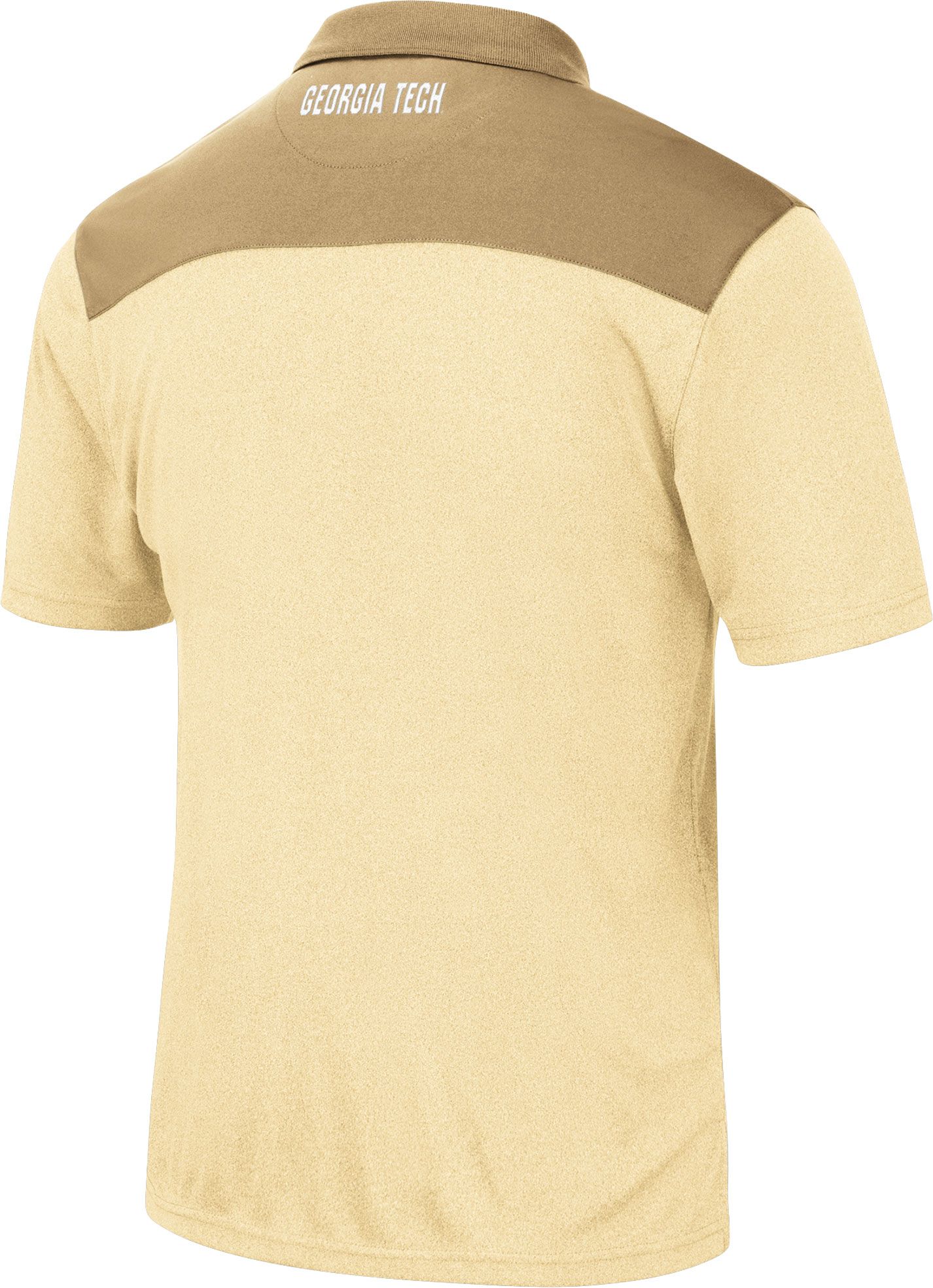 Colosseum Men's Georgia Tech Yellow Jackets Gold Links Polo product image