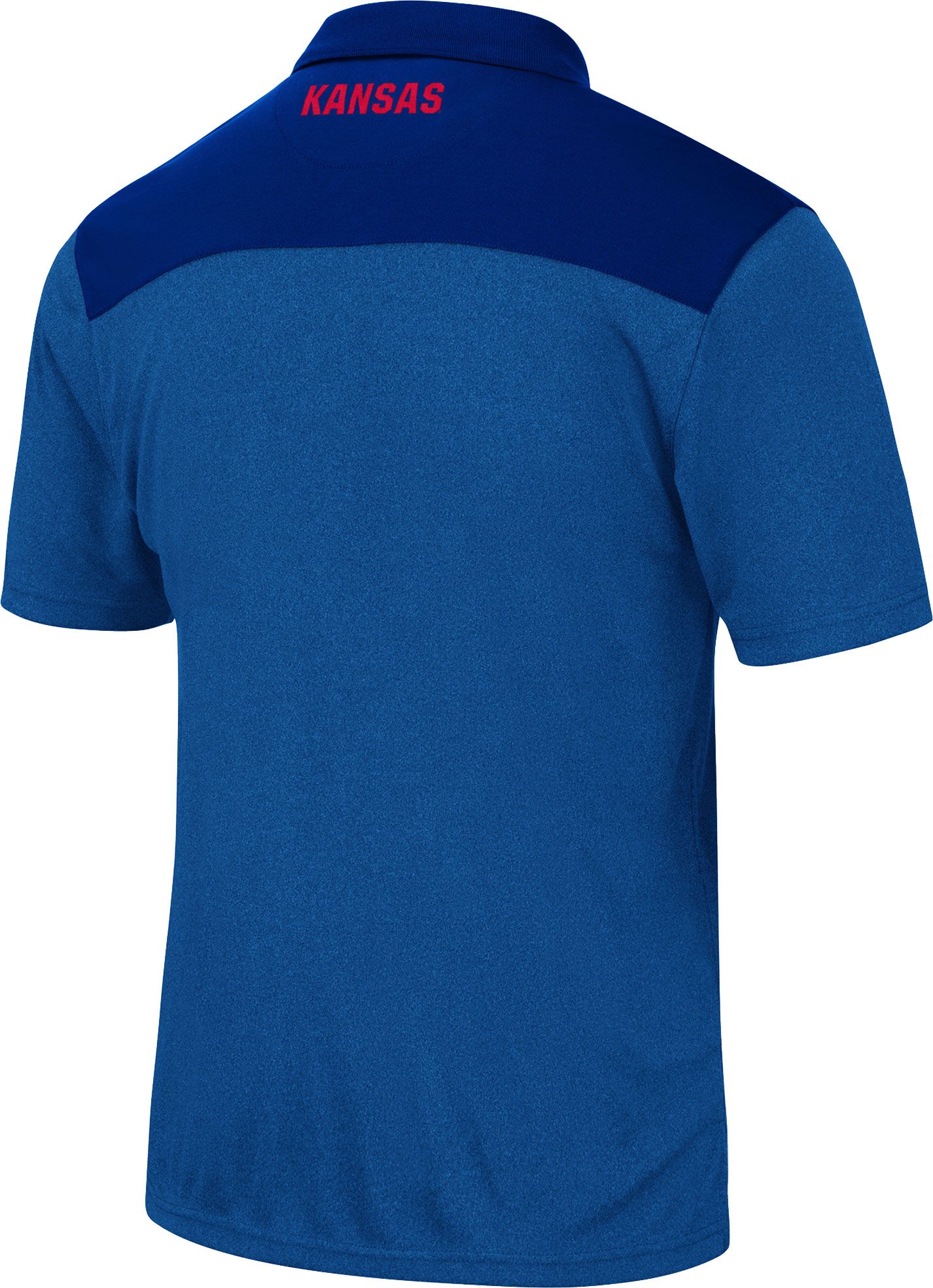 Colosseum Men's Kansas Jayhawks Blue Links Polo product image