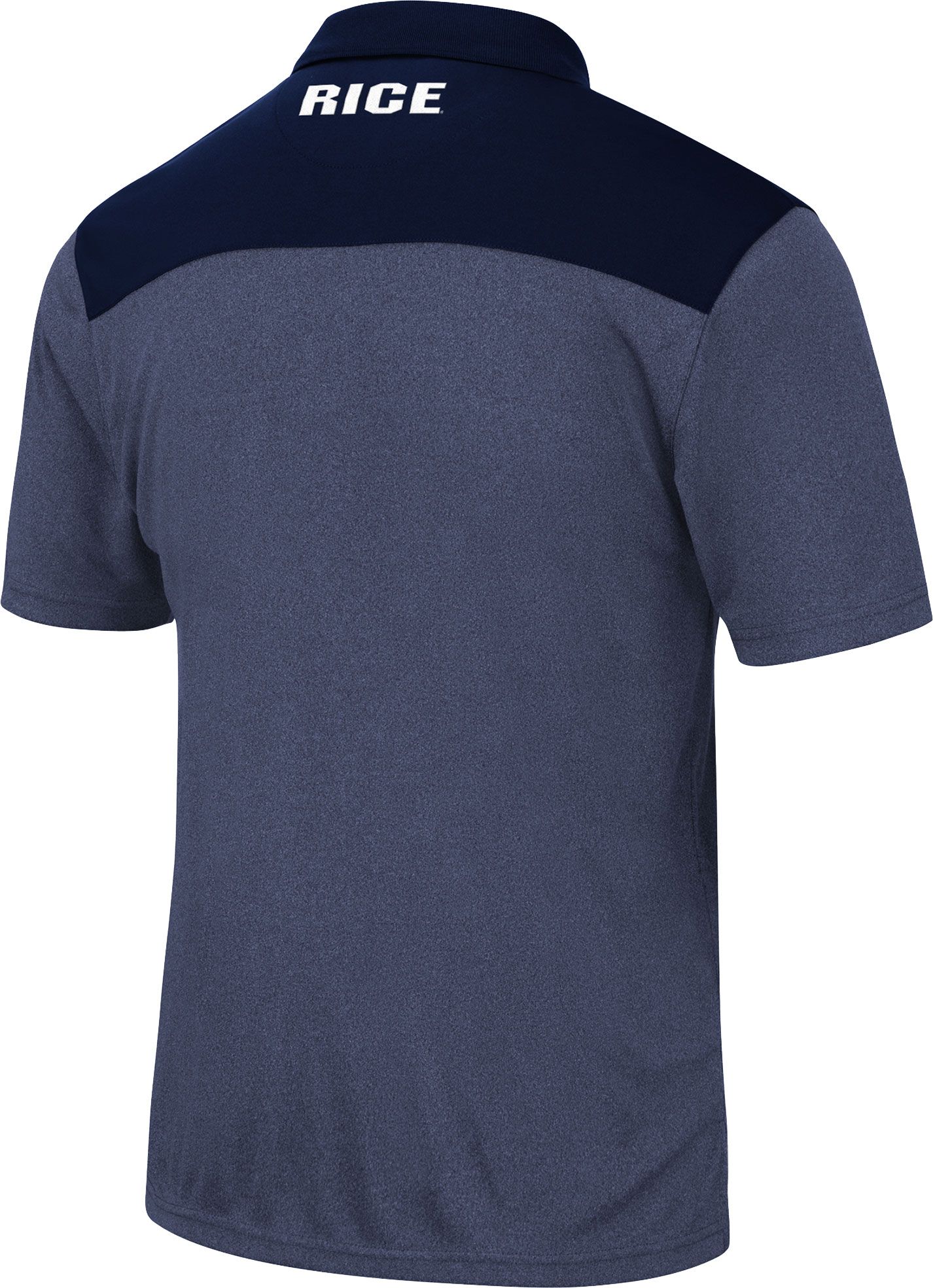Colosseum Men's Rice Owls Blue Links Polo product image