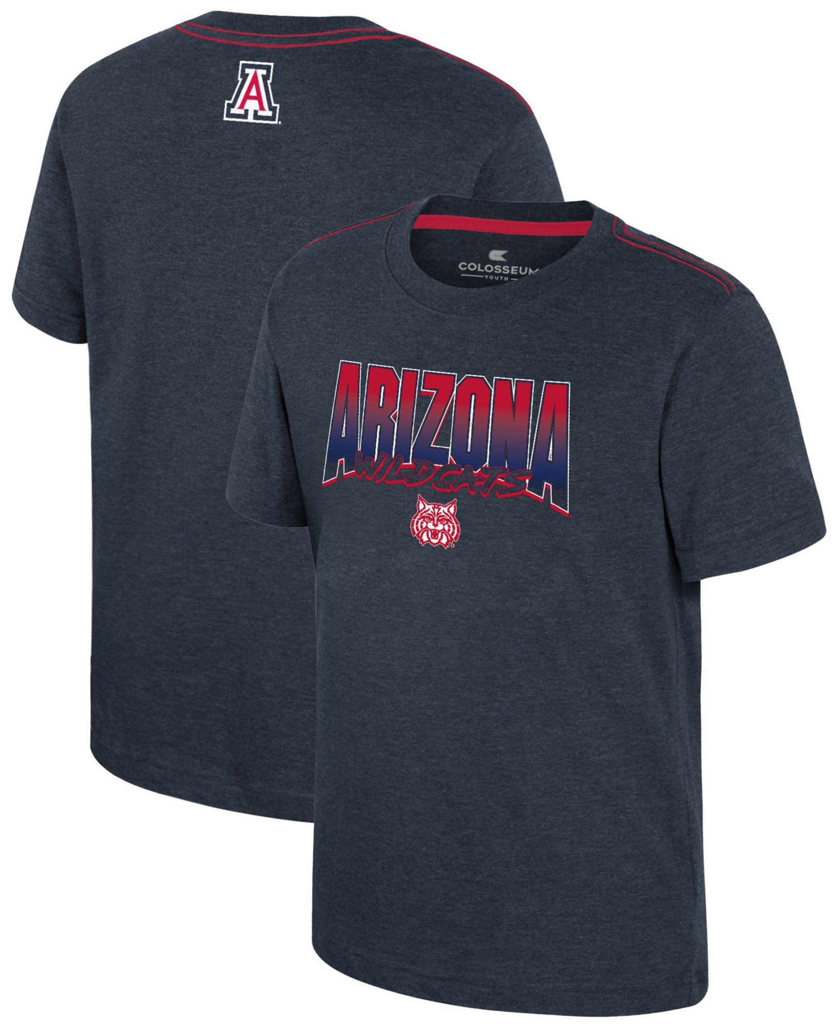 Colosseum Youth Arizona Wildcats Navy Wade T-Shirt product image