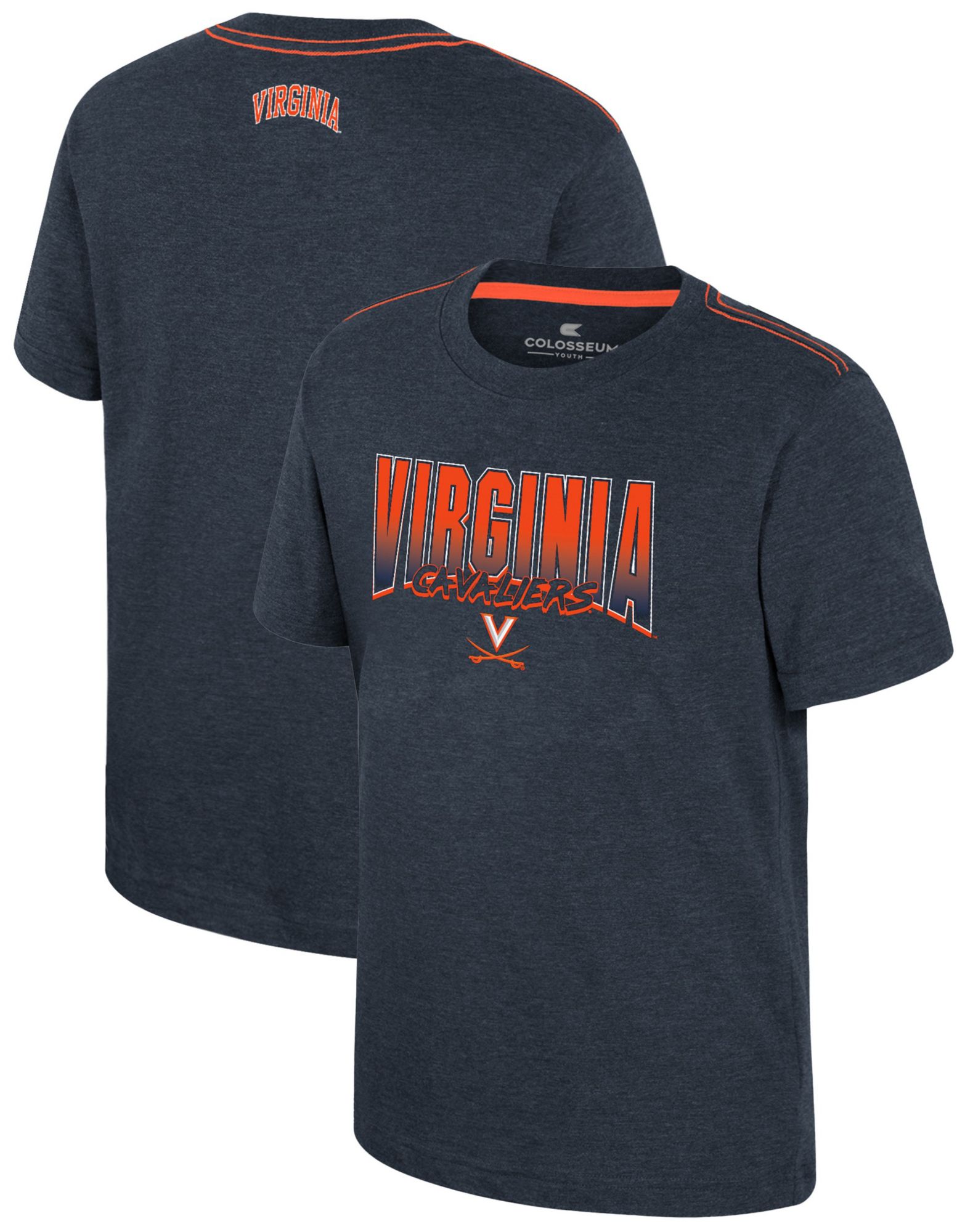 Colosseum Youth Virginia Cavaliers Navy Wade T-Shirt product image