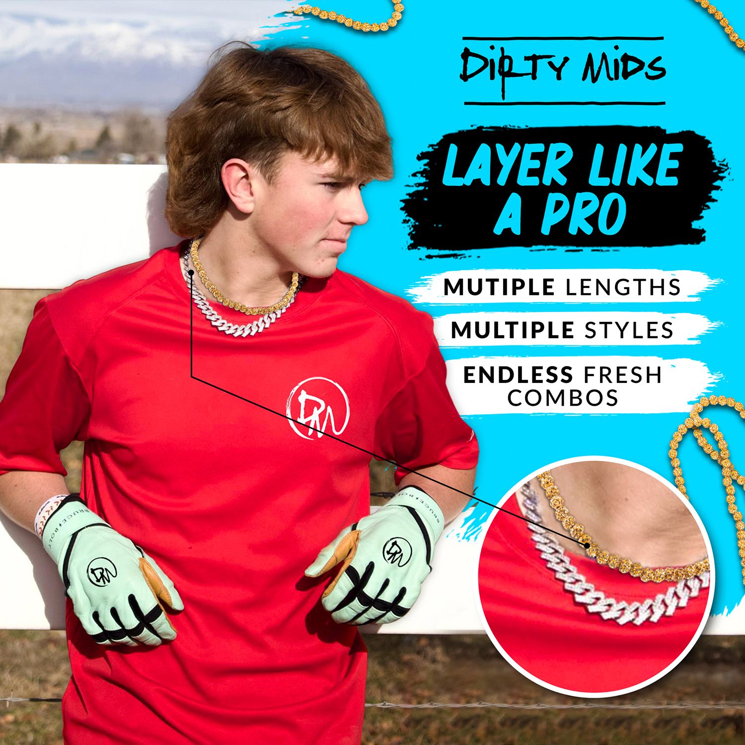 Dirty Mids Ice Collection Necklace product image