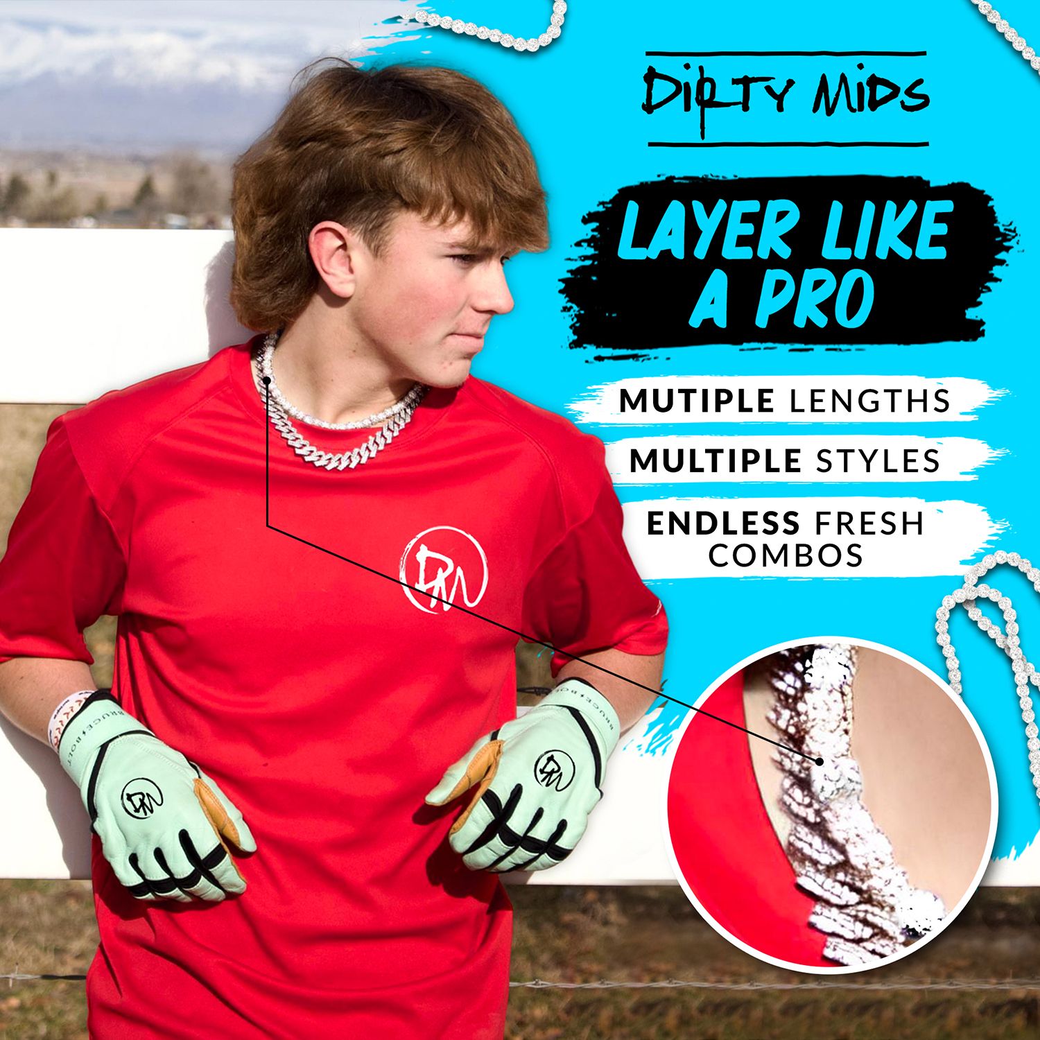 Dirty Mids Ice Collection Necklace product image