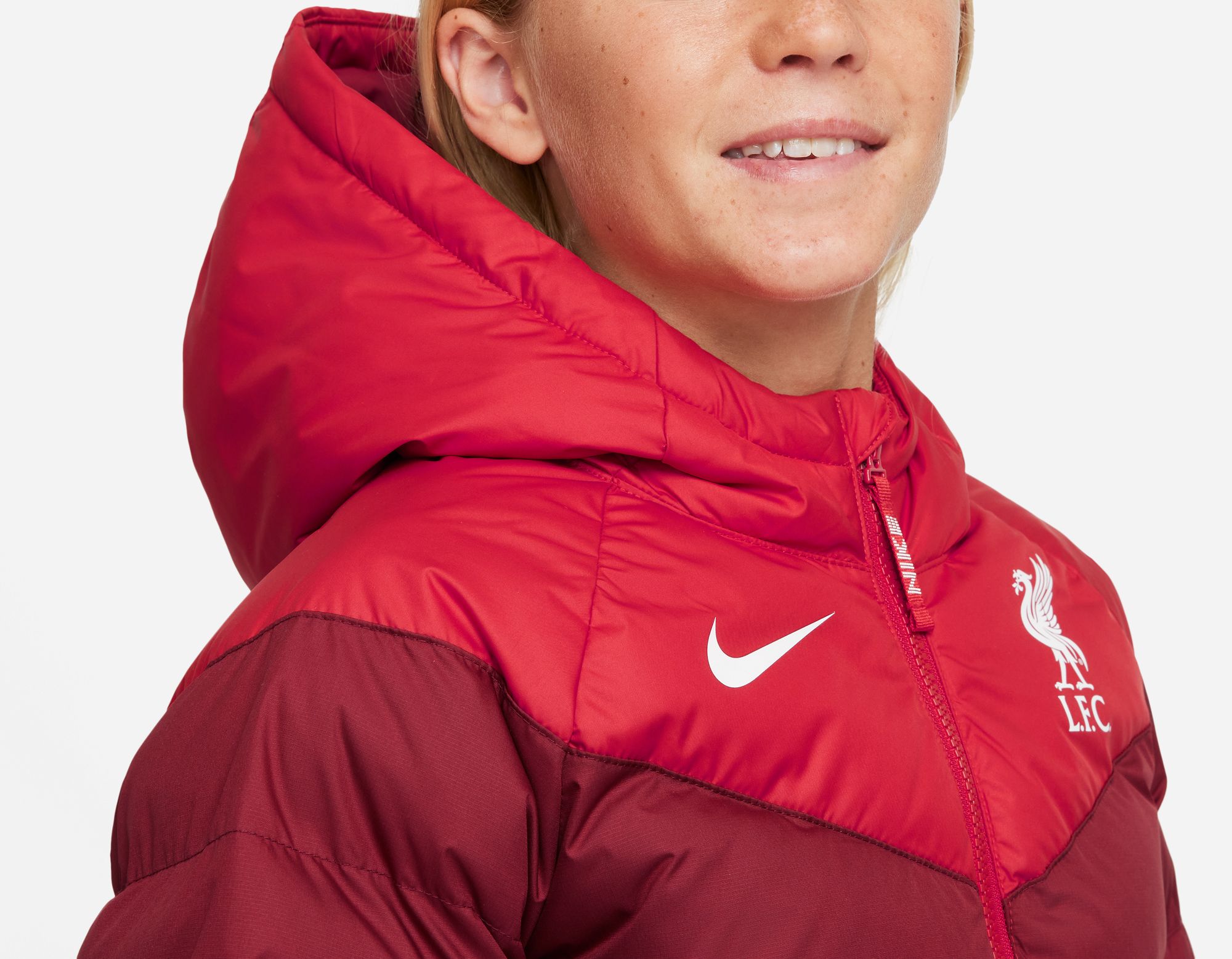 Nike Youth Liverpool Red Puffy Jacket product image