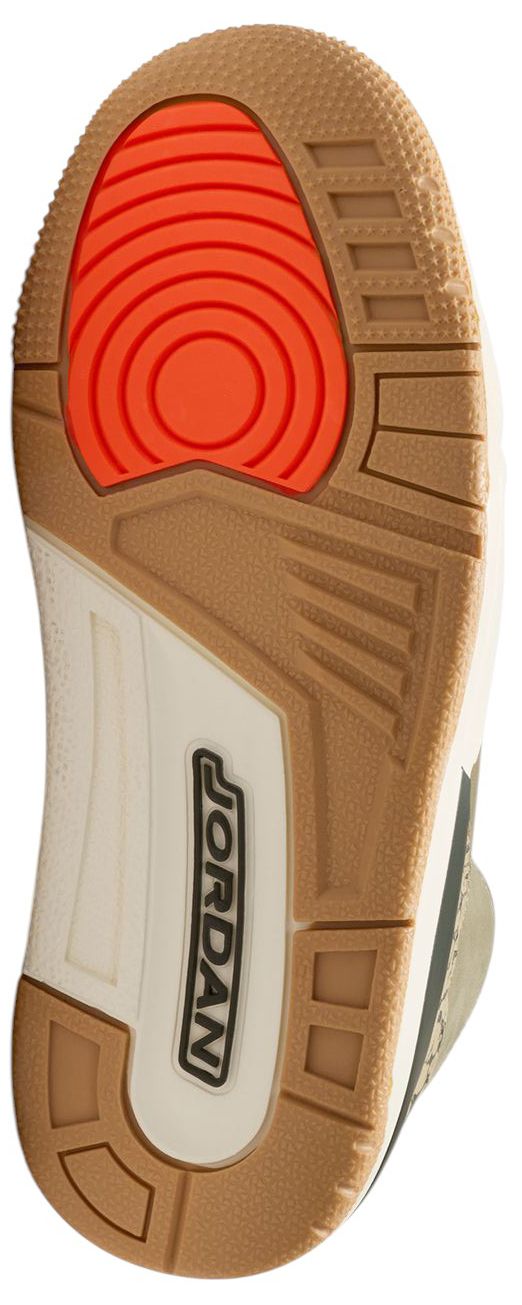 Air Jordan Kids' Preschool 3 Retro 'Medium Olive' Basketball Shoes product image