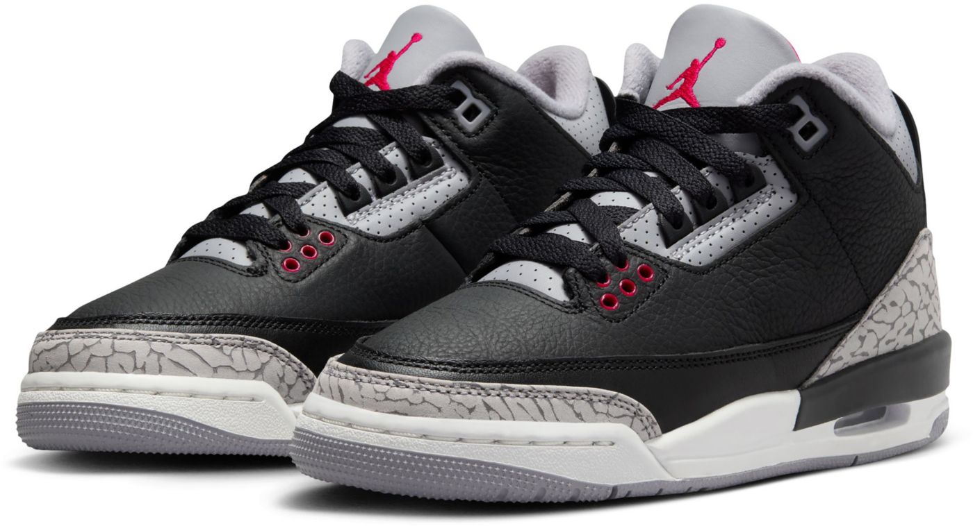 Kids Jordan Retro 3 Black Cement DICK S Sporting Goods