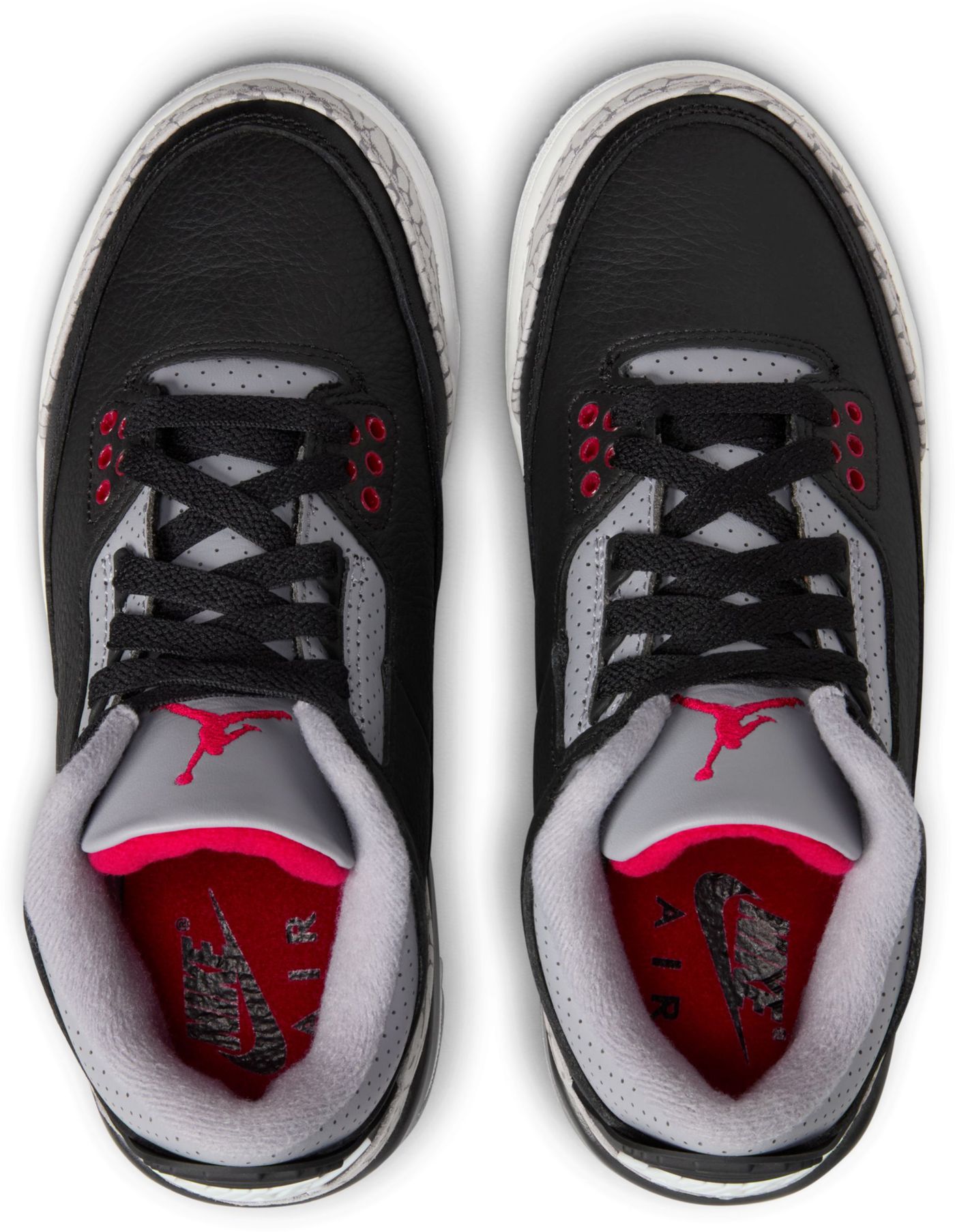 Air jordan 3 black cement kids clearance