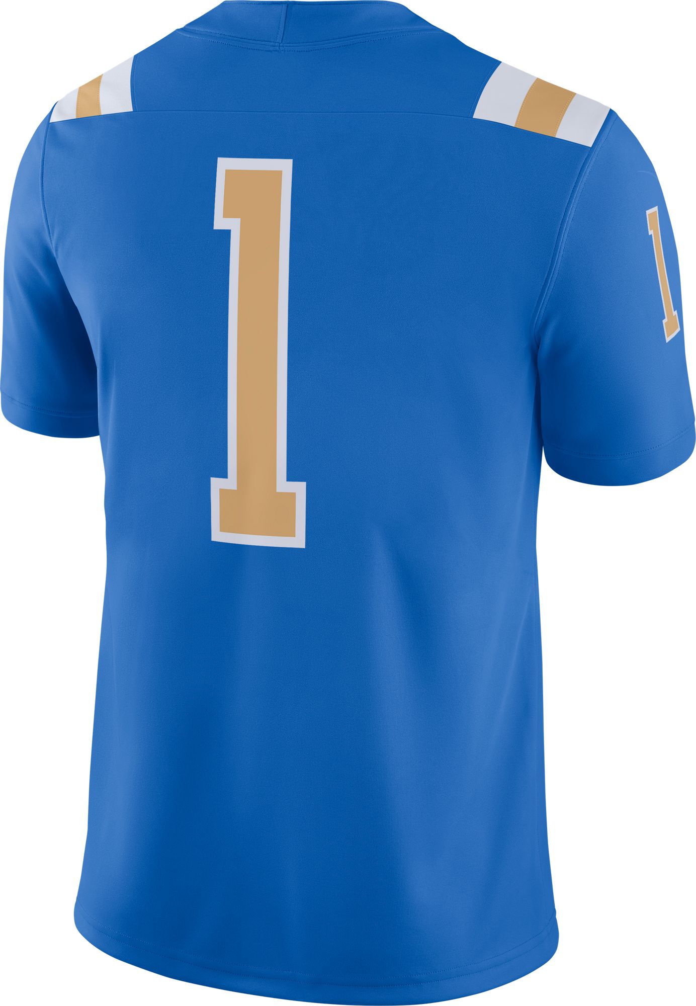 Jordan Men's UCLA Bruins #1 True Blue Dri-FIT Game Football Jersey